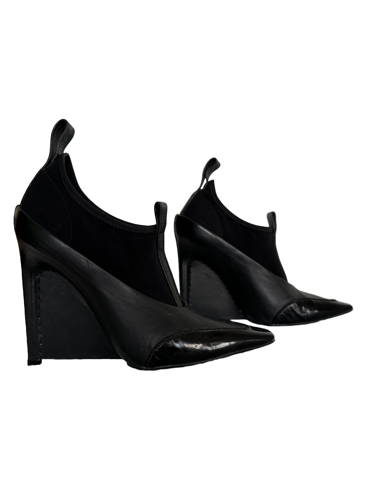 Balenciaga wedge booties - size 38