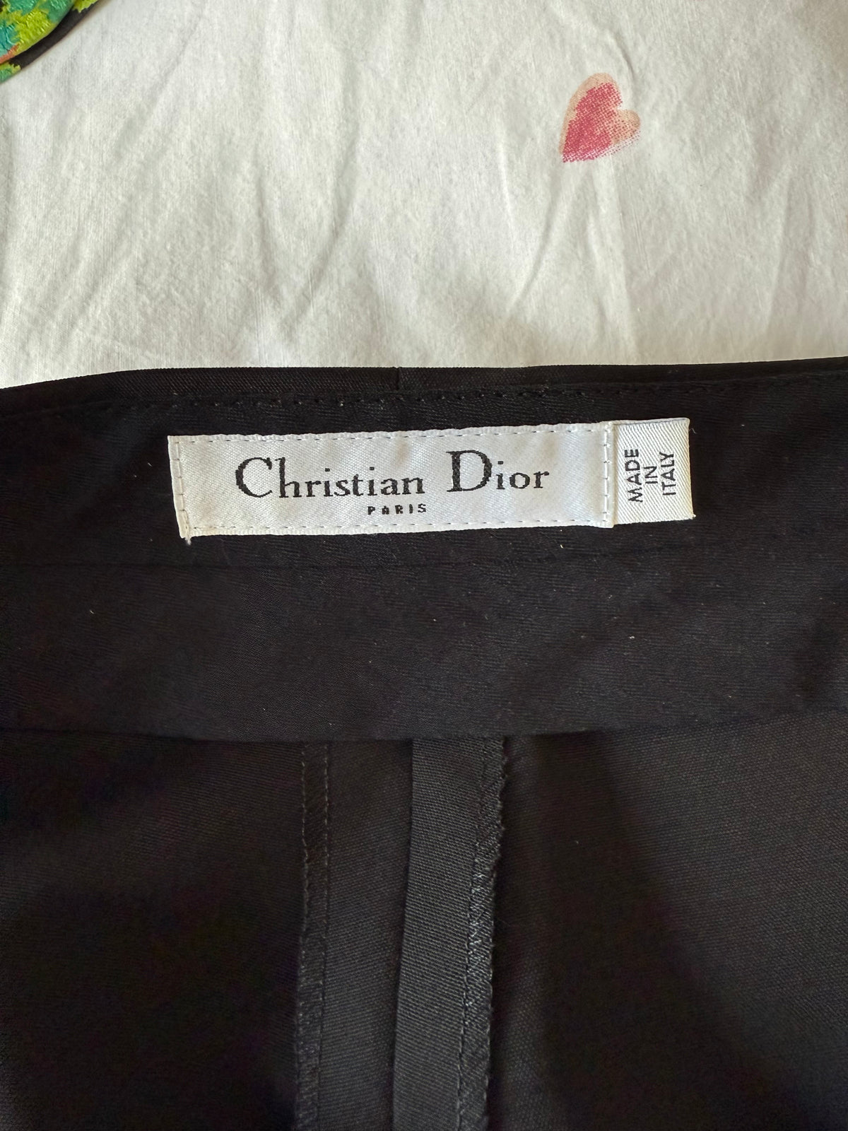 Dior black shorts - size 34