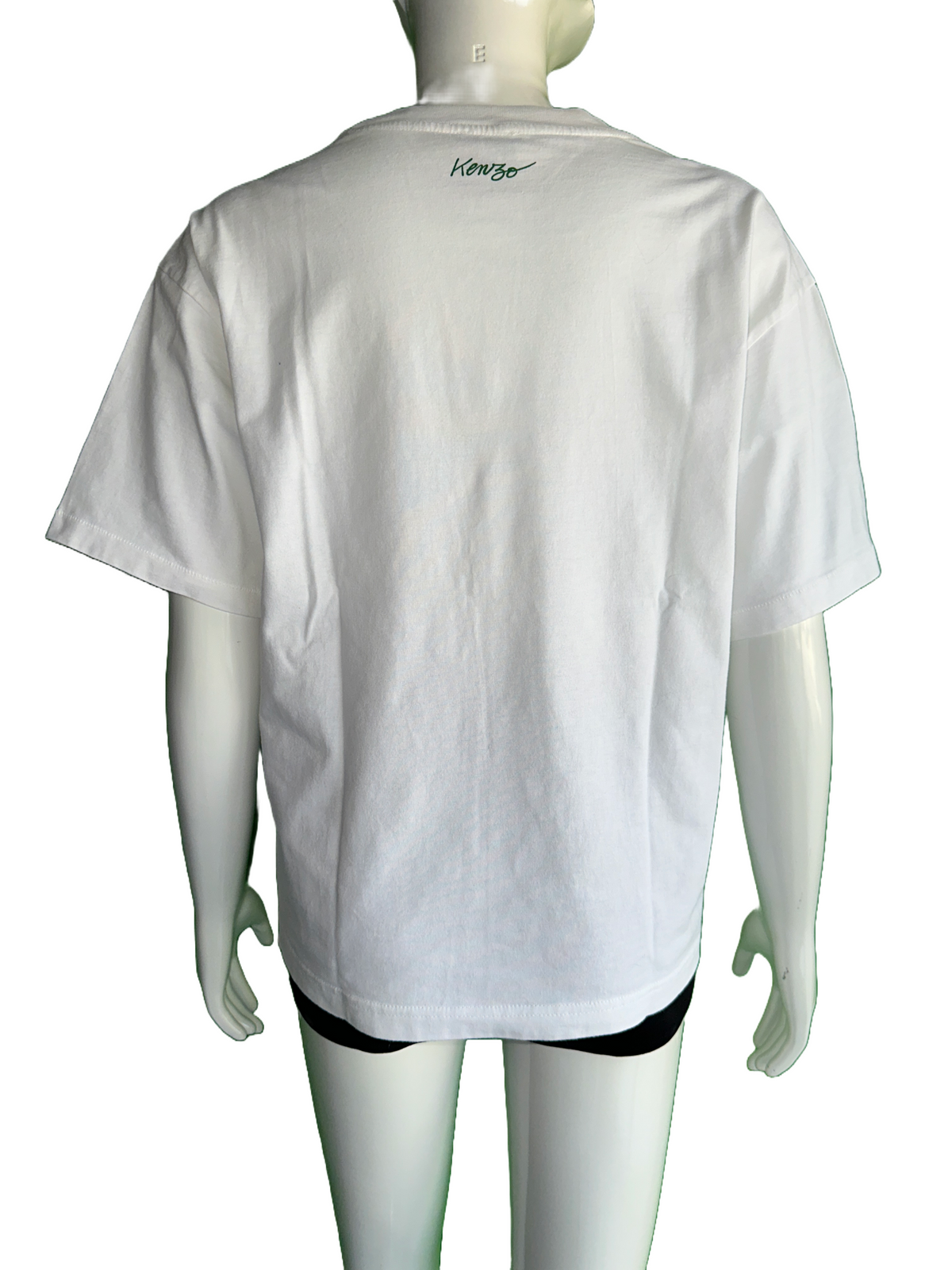 Kenzo white tee shirt with poppy - size 34