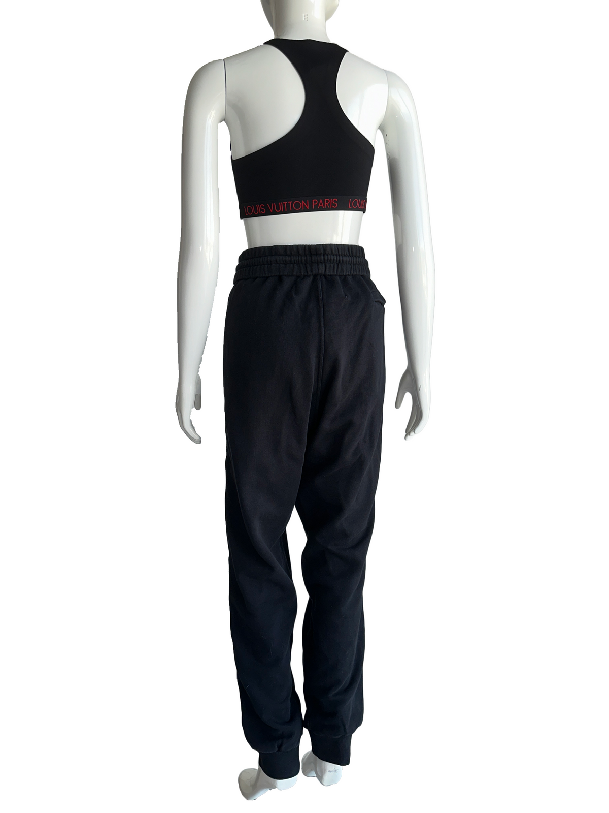 Off-White black jogging suit with side band - size 42