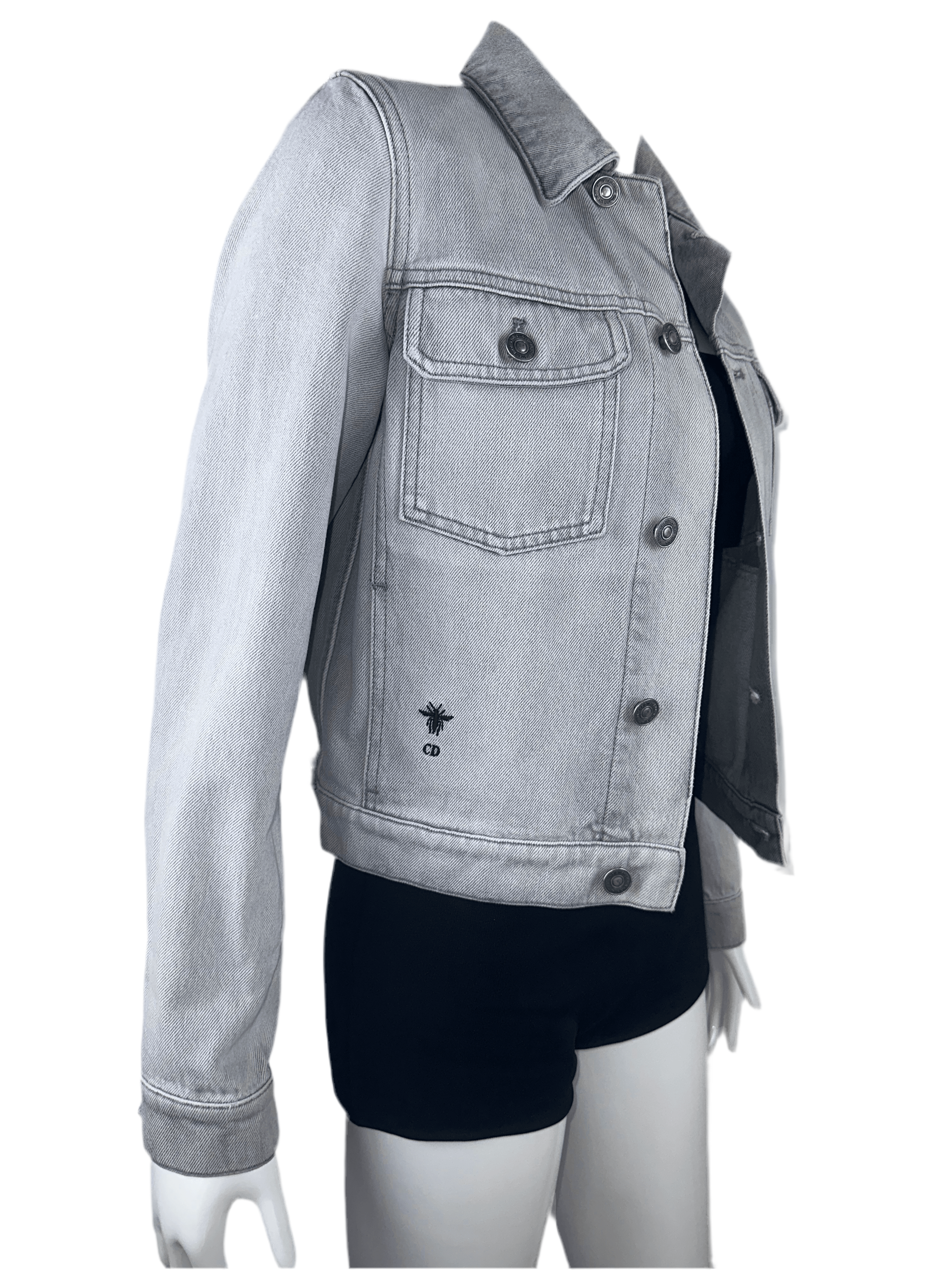 Dior denim grey jacket with zodiac signs in the back - size 34