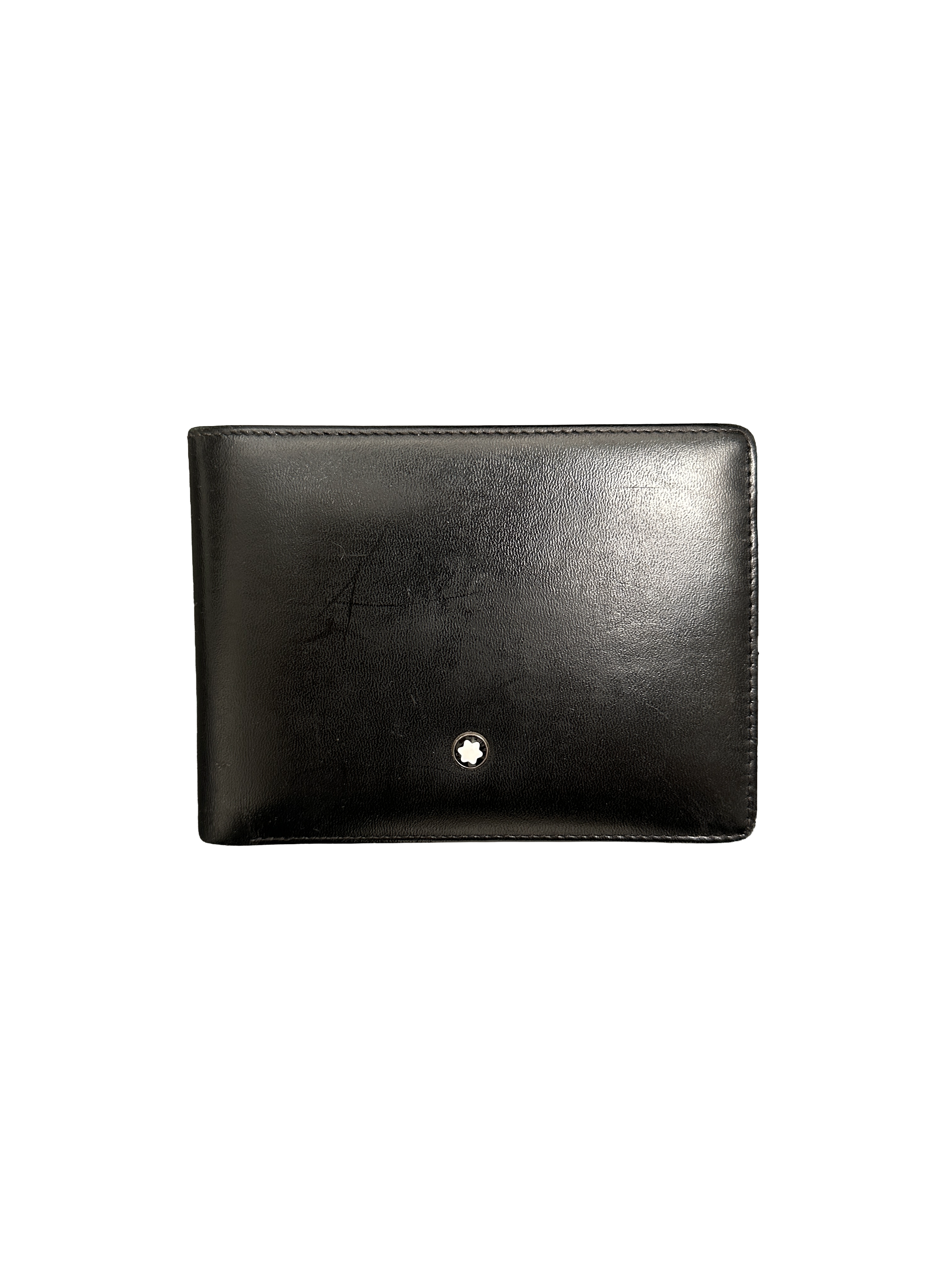 Montblanc black leather wallet