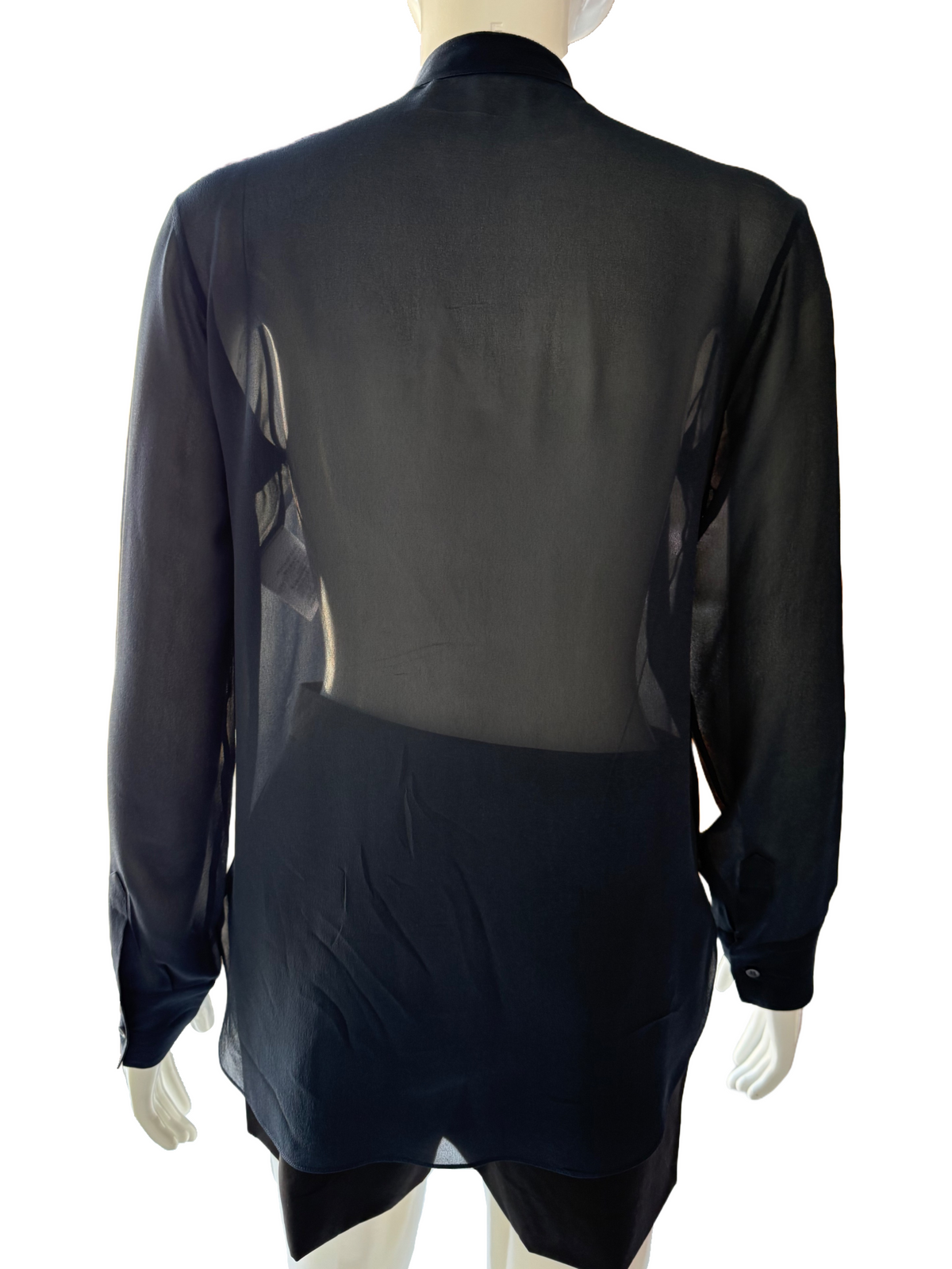 Dior transparent blouse with bow - size 34