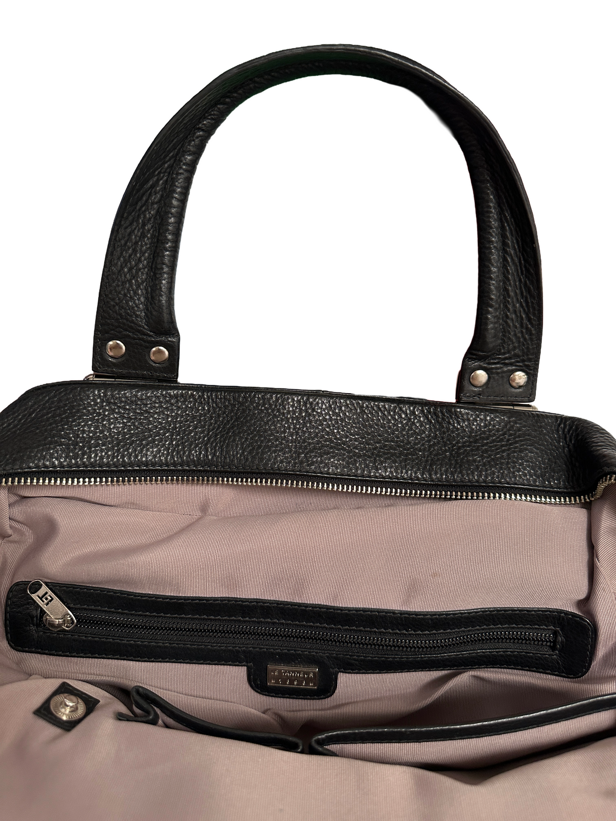 Le Tanneur multi-pocket black bag