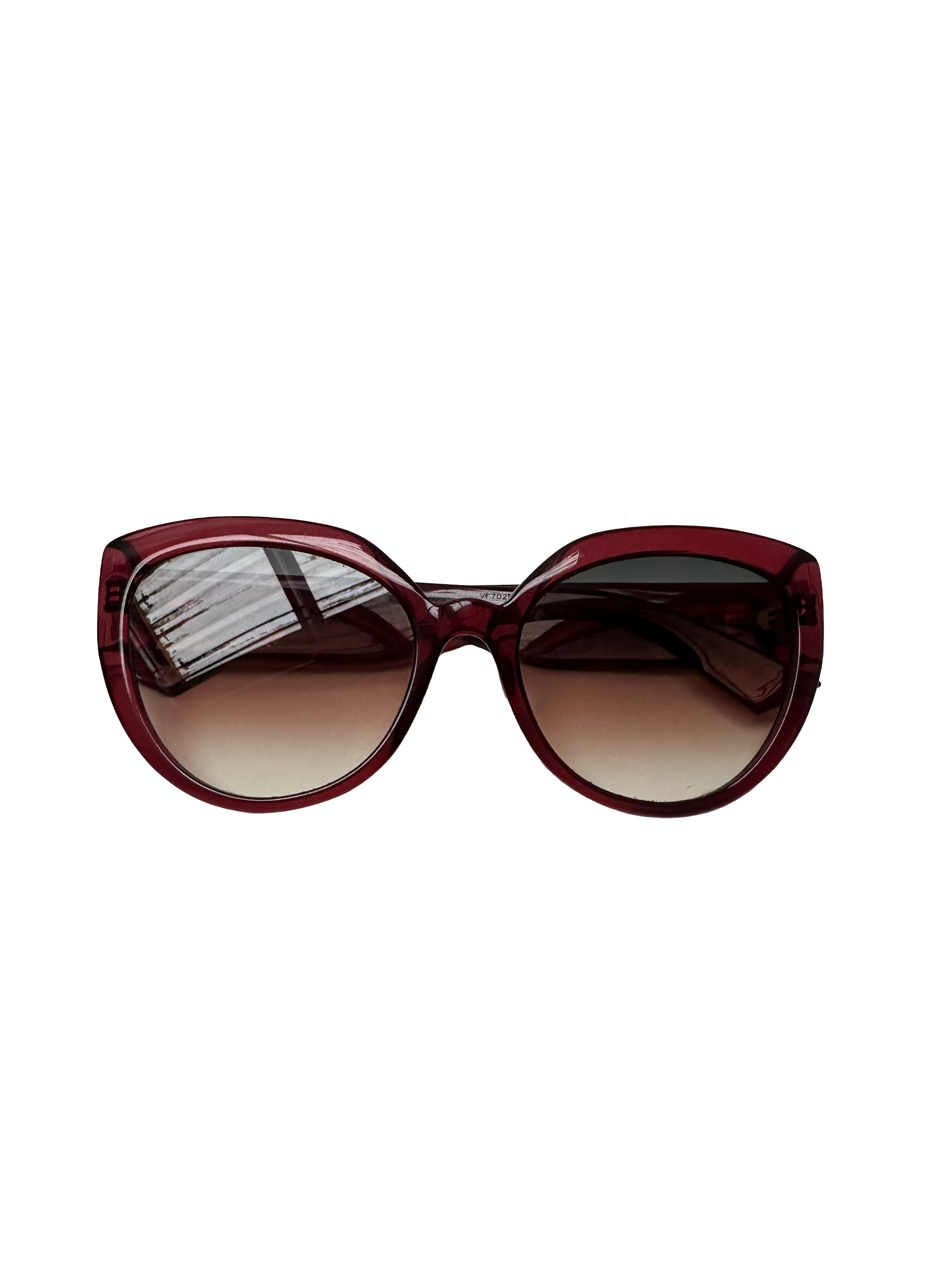 Dior oversized burgundy gradient sunglasses