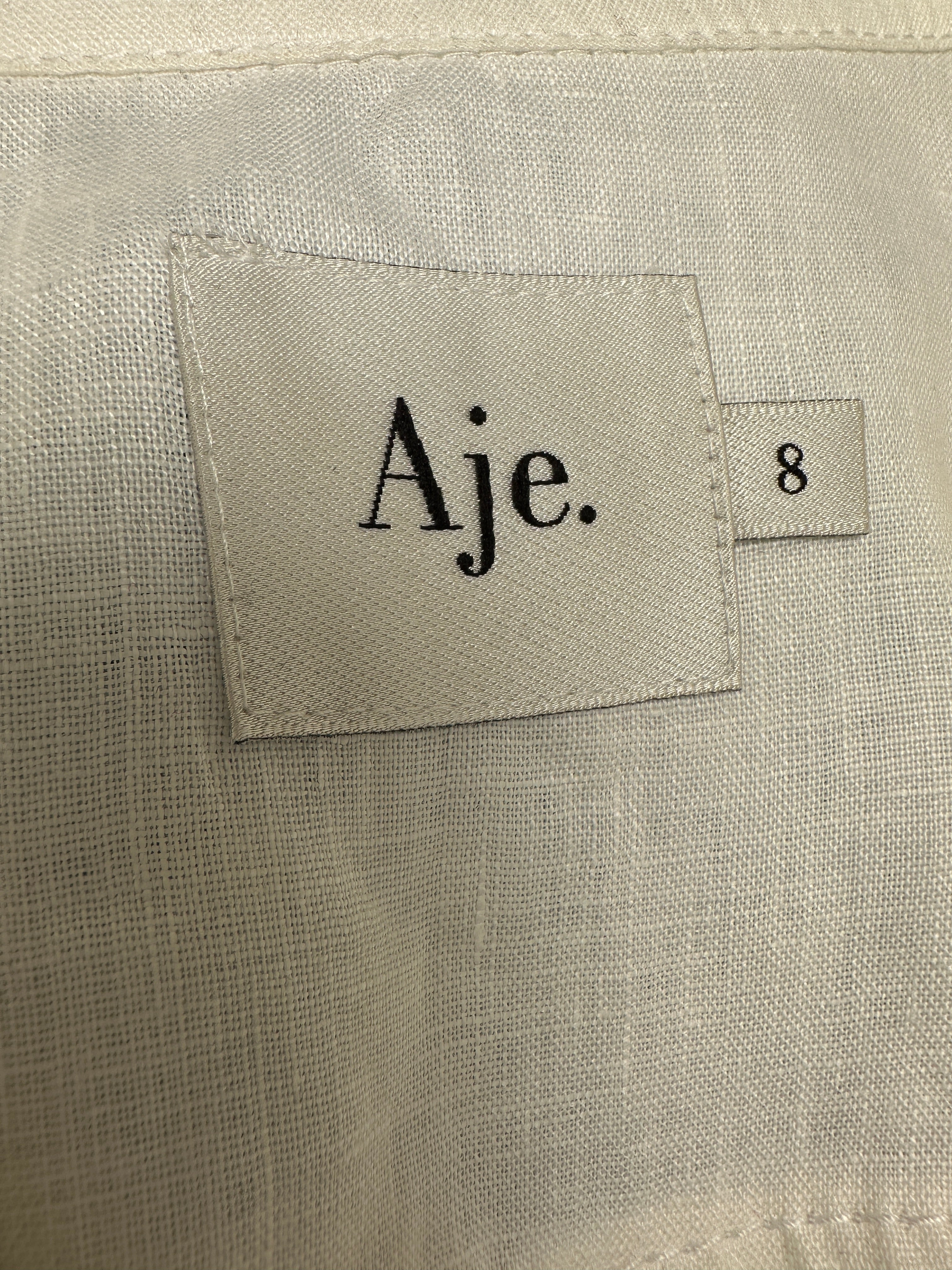 AJE lotus shirt minidress - size 36