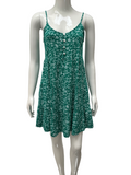 FBsister green and white floral dress - size 36