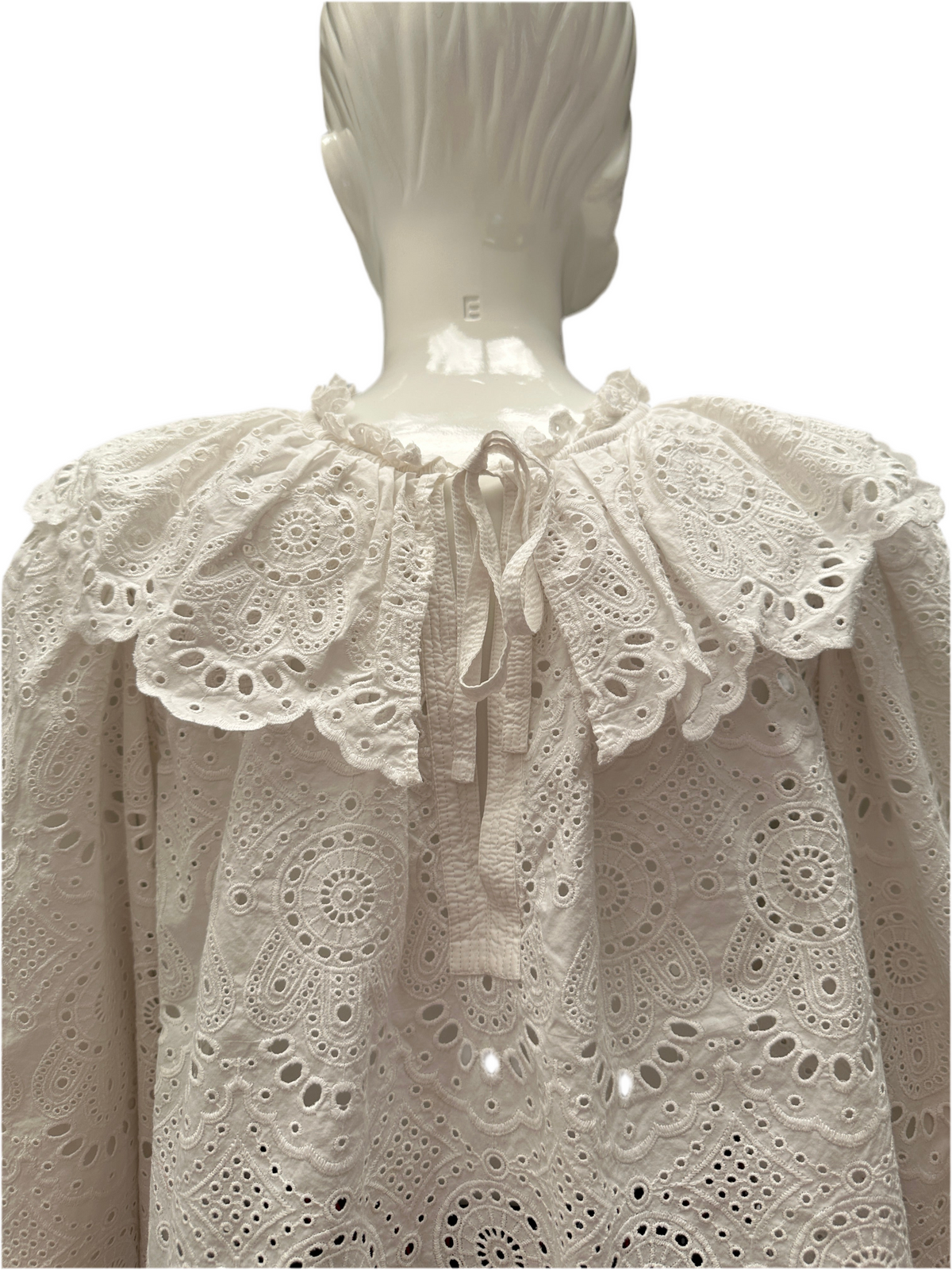 Ulla Johnson white lace blouse - size 40
