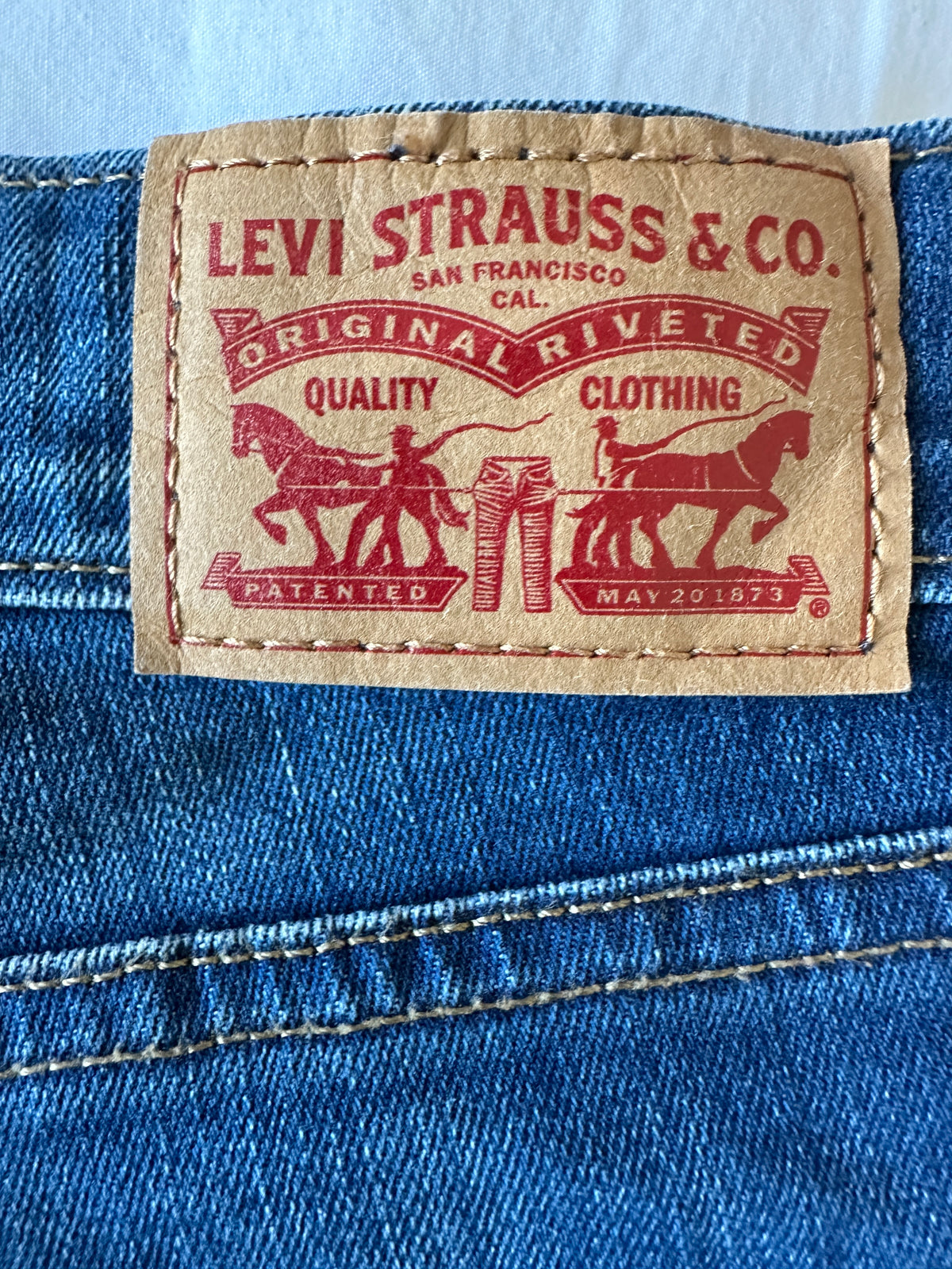 Levi's blue 715 bootcut pants - size 24