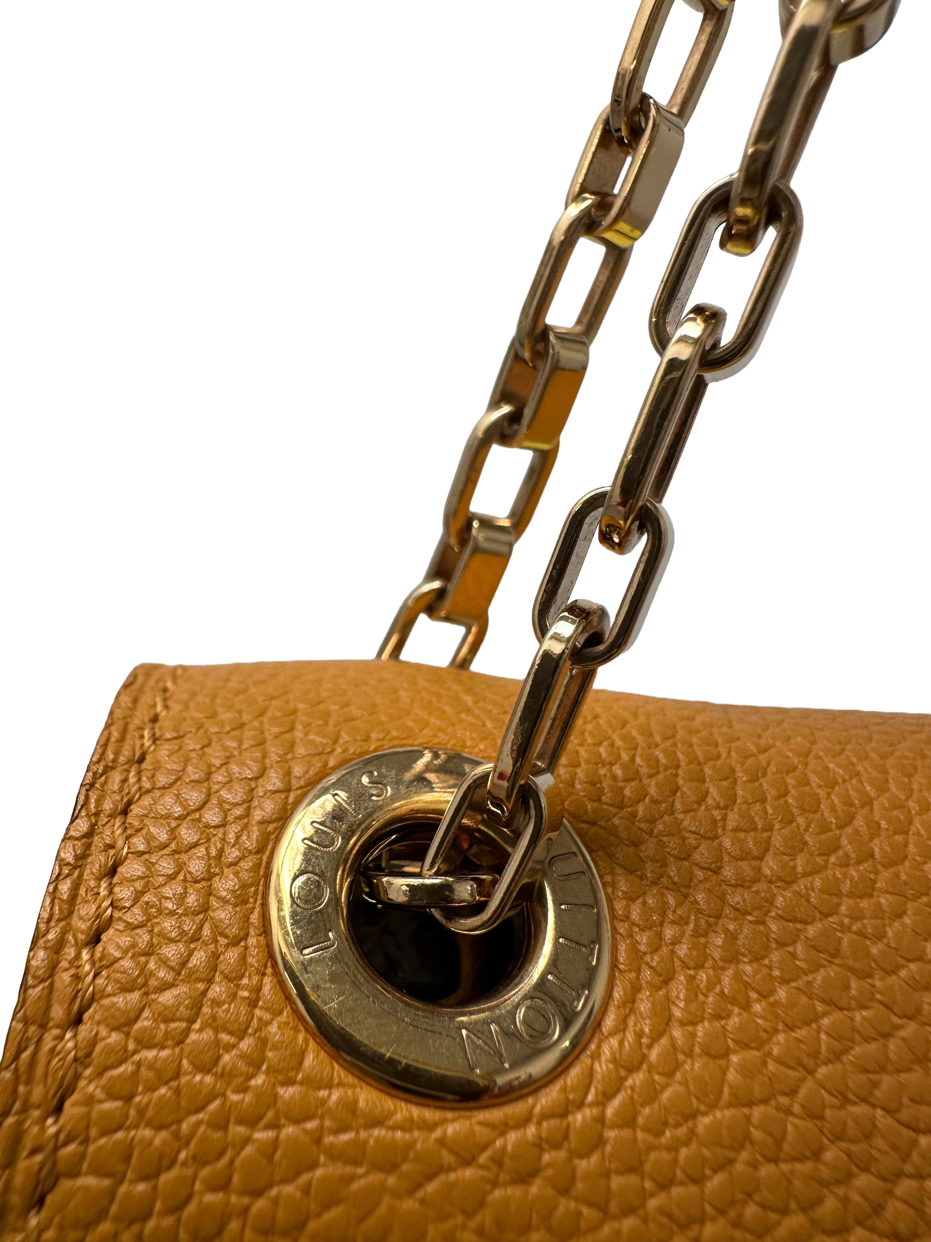 Louis Vuitton safran monogram Pallas chain bag