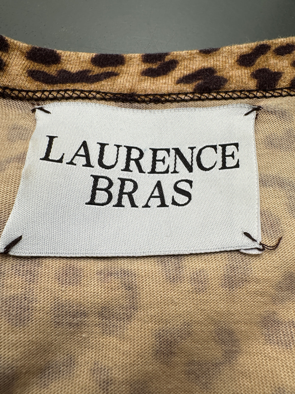 Laurence Bras leopard sleeveless top - size 38