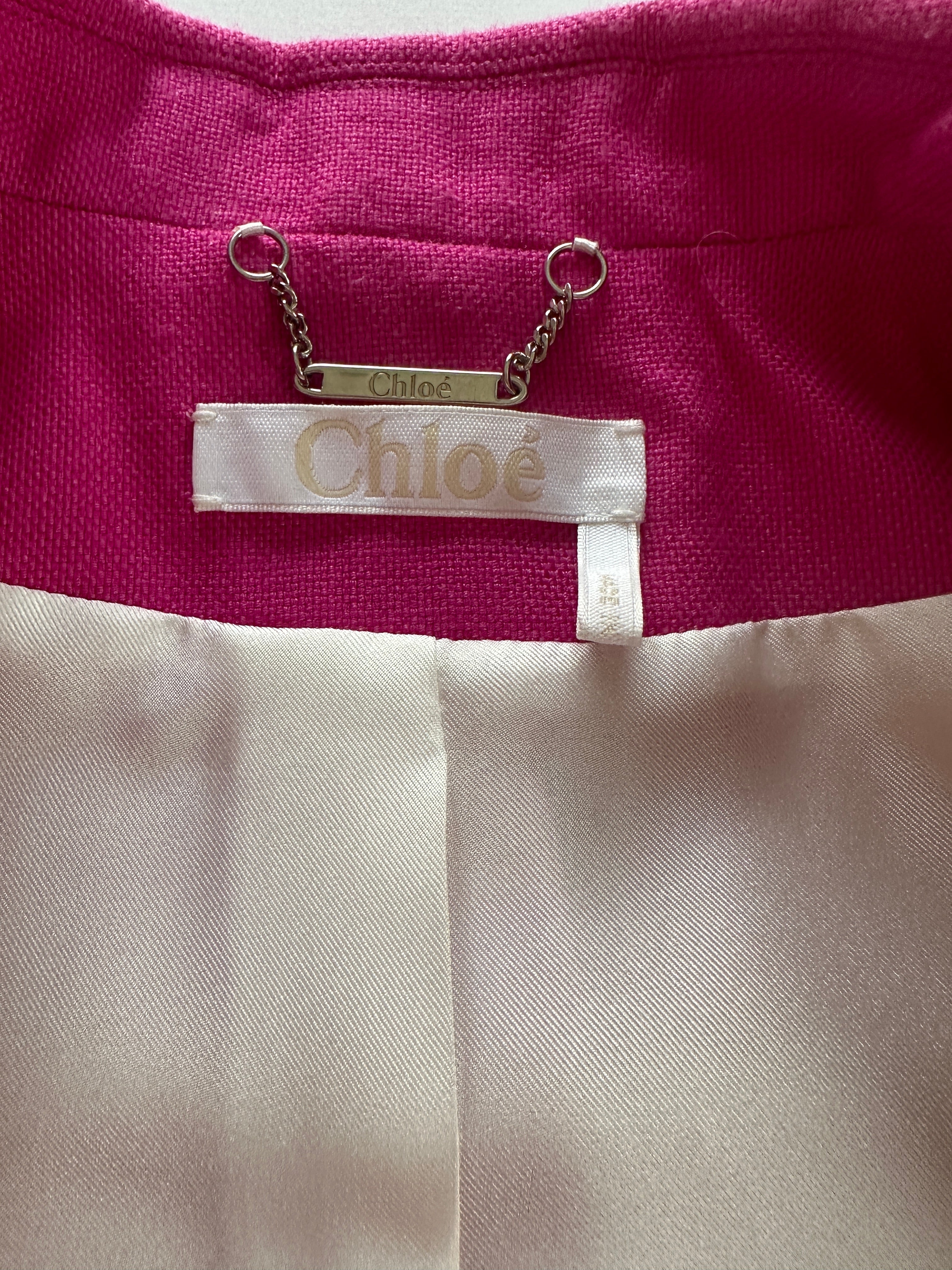 Chloé pink suit jacket - size 34