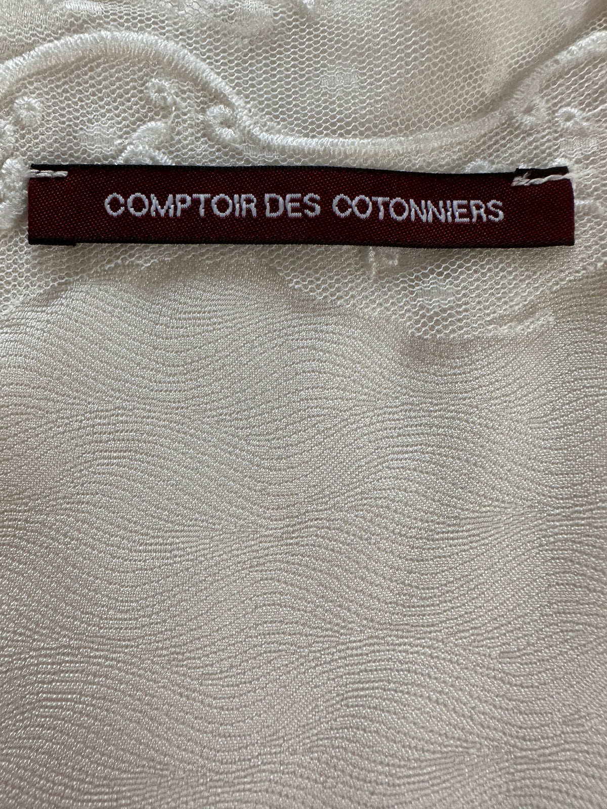 Comptoir des cotonniers white caraco - size 36