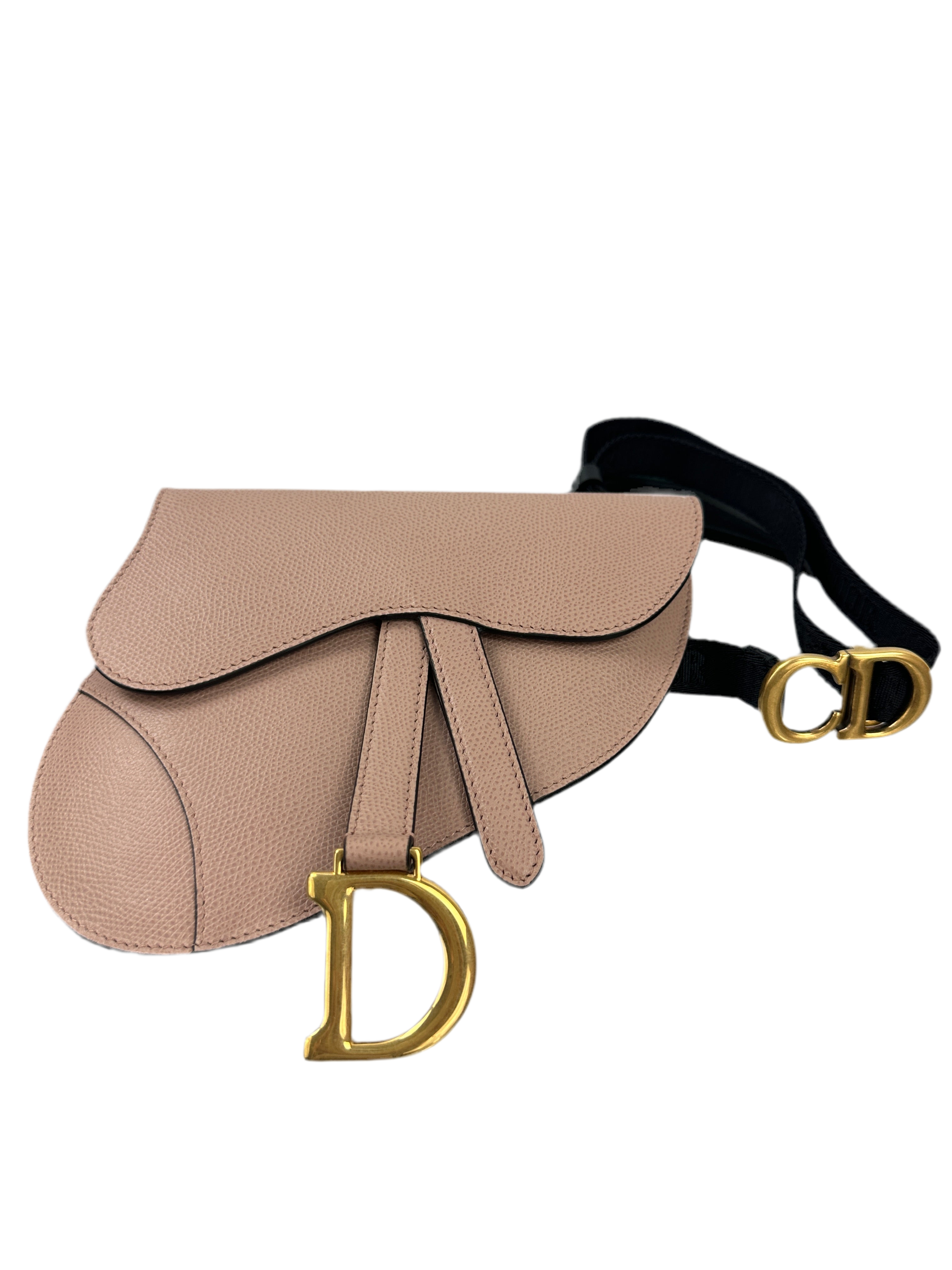 Dior pink Saddle belt bag