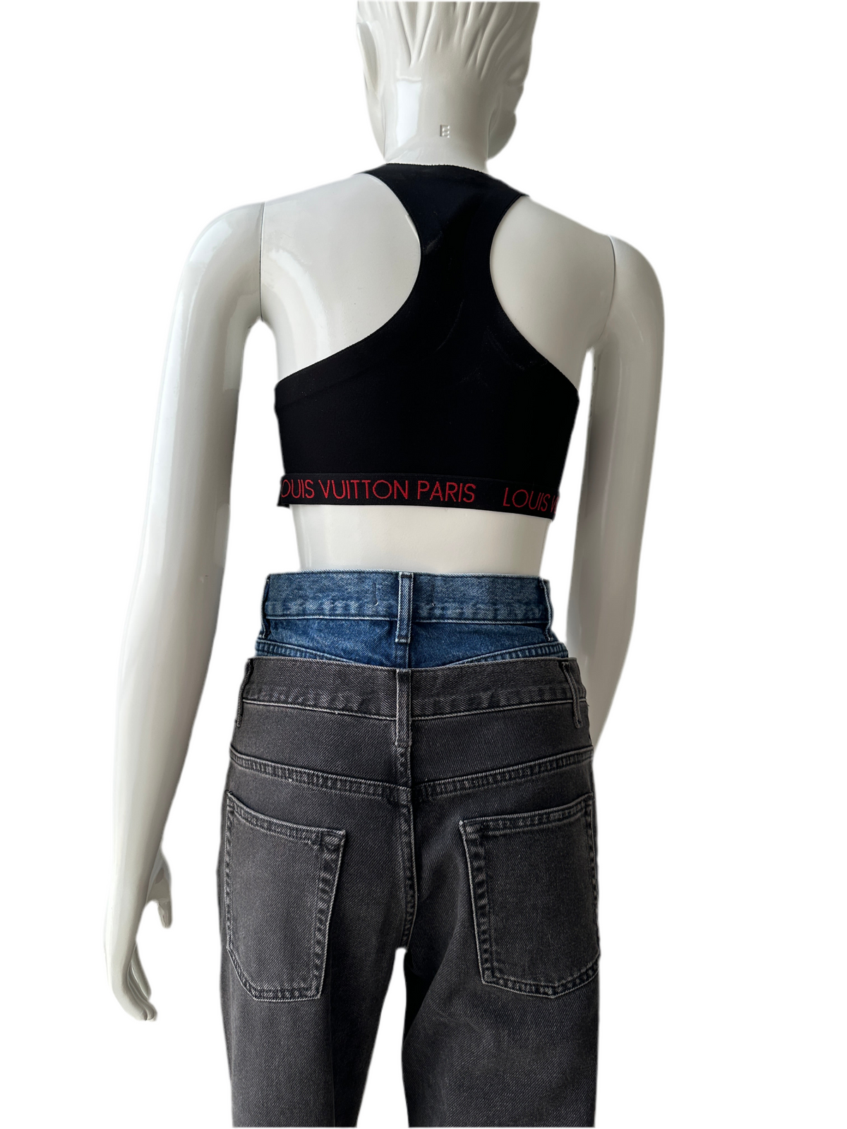Sandro Black and Blue jean	- size 34