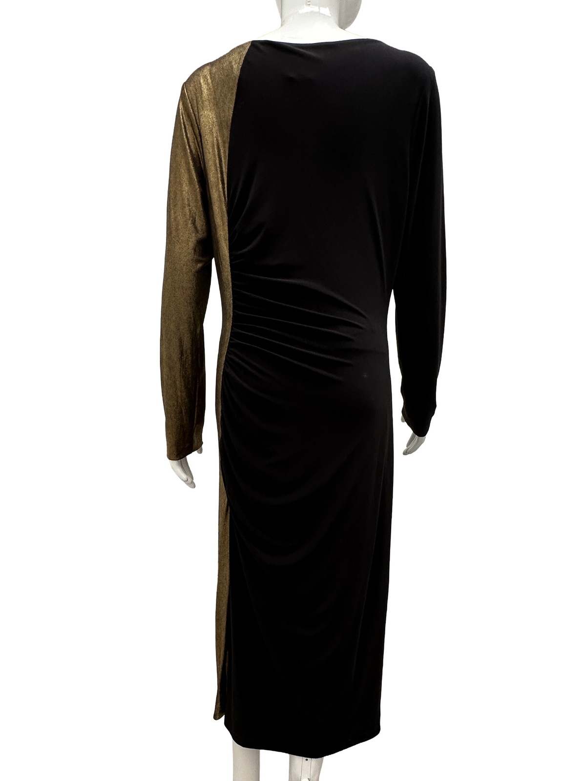 Anne Klein black and gold dress - size 40