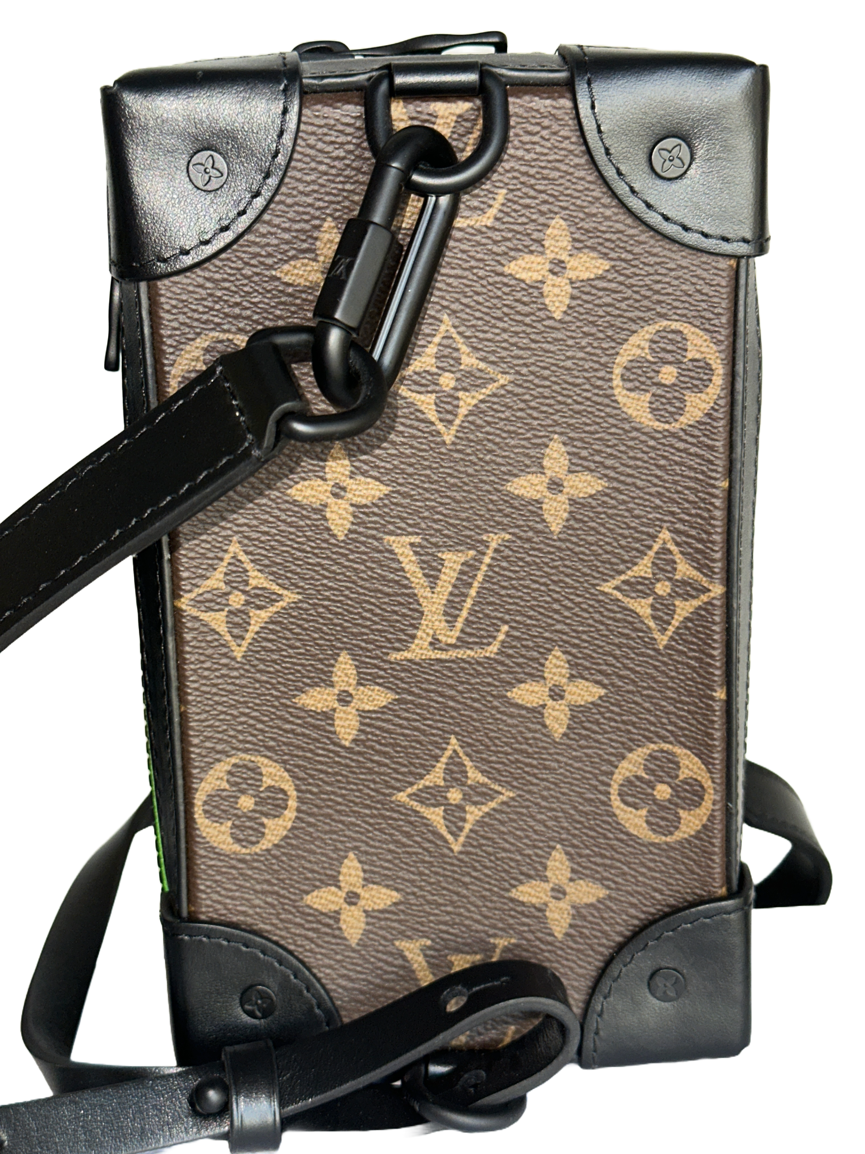 Louis Vuitton Soft Trunk phone box with LV friends patch
