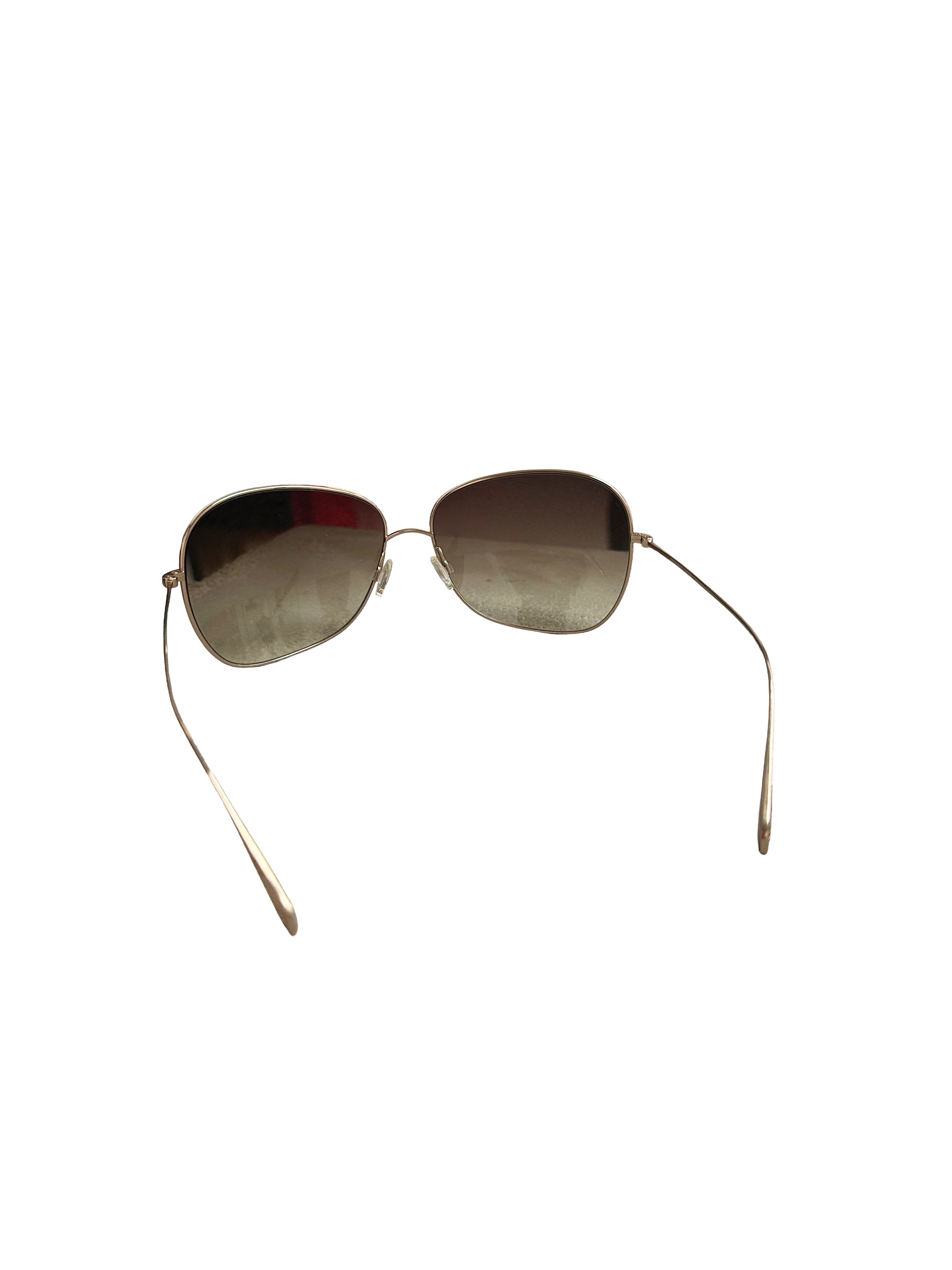 Oliver Peoples gold aviator sunglasses