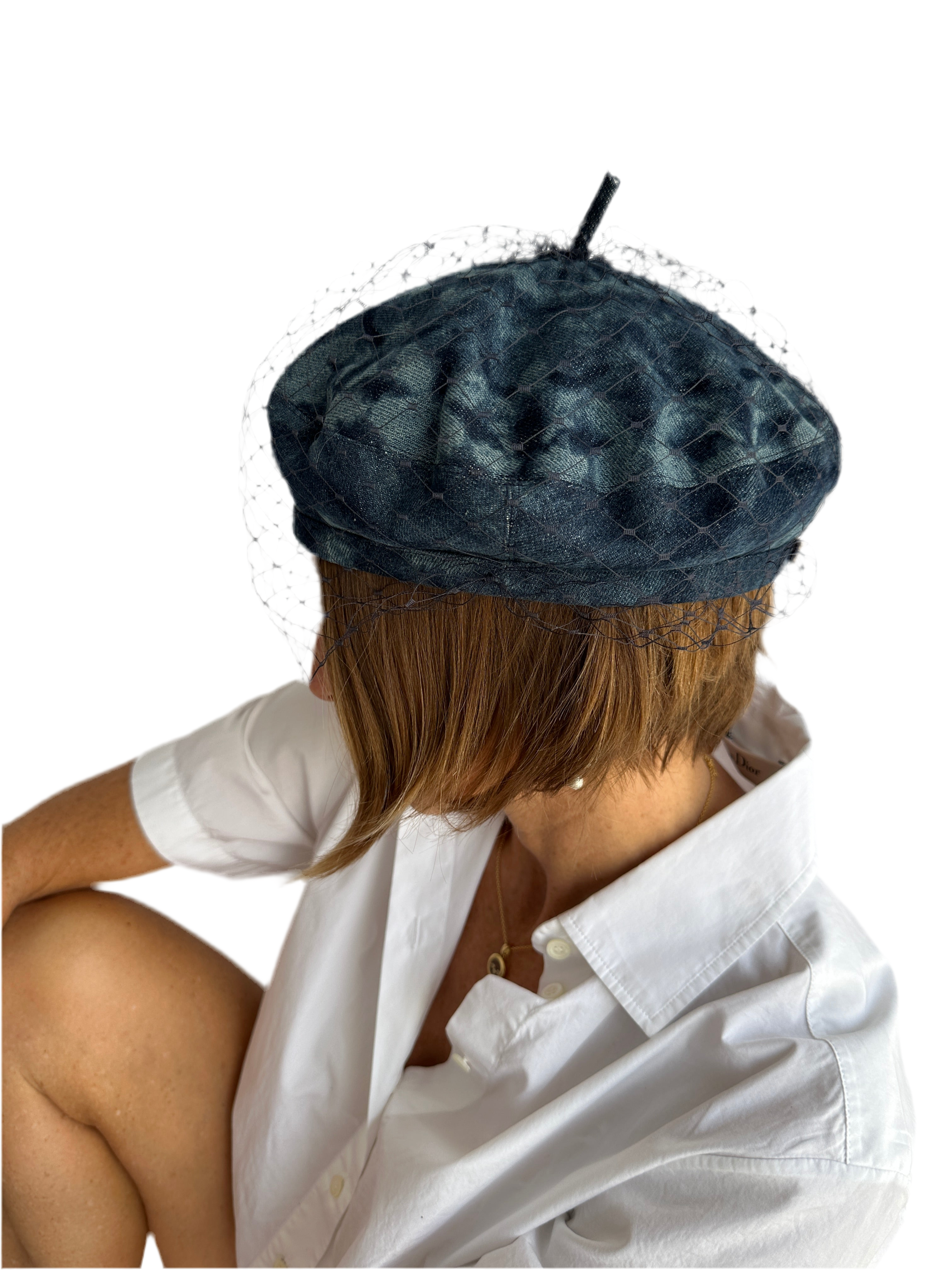 Dior denim beret - size 57