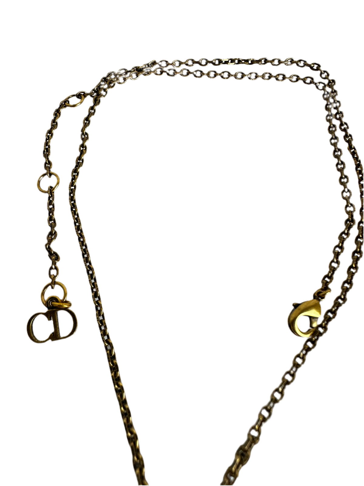 Dior necklace J'adior letter age gold