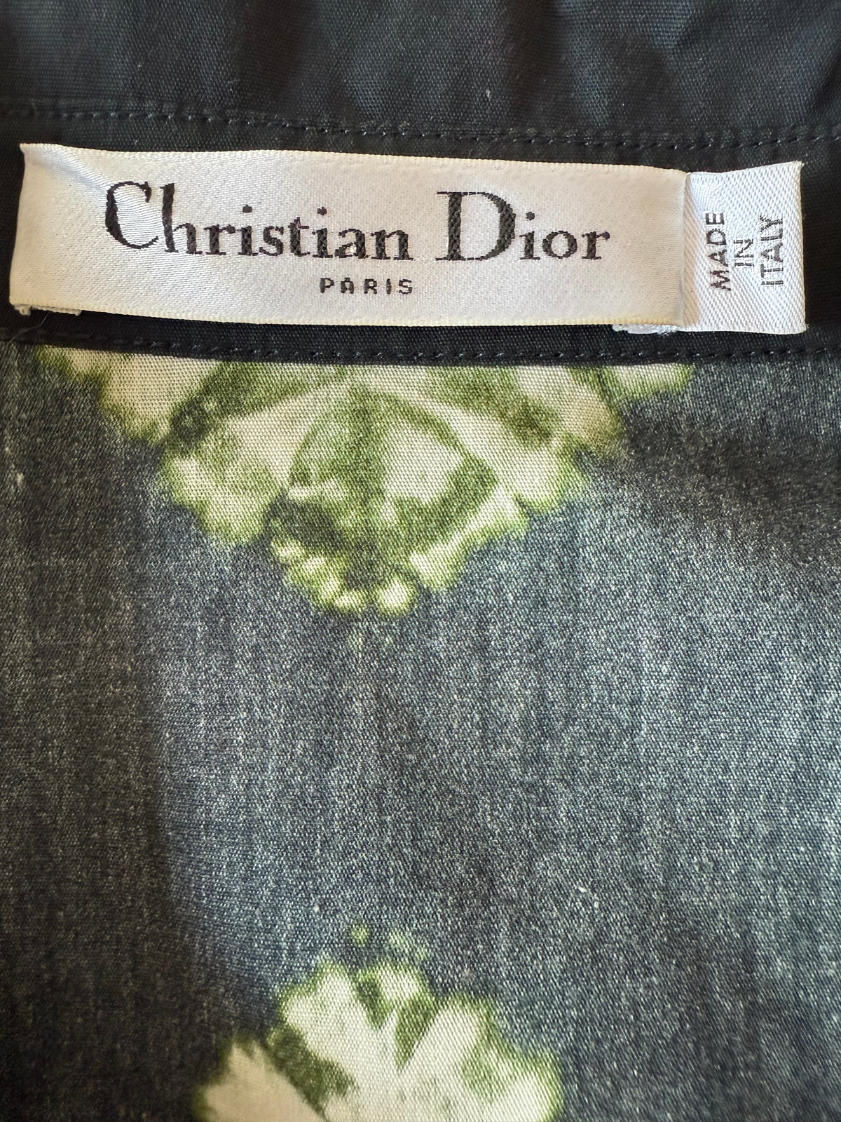 Dior short-sleeved tie die shirt - size 38