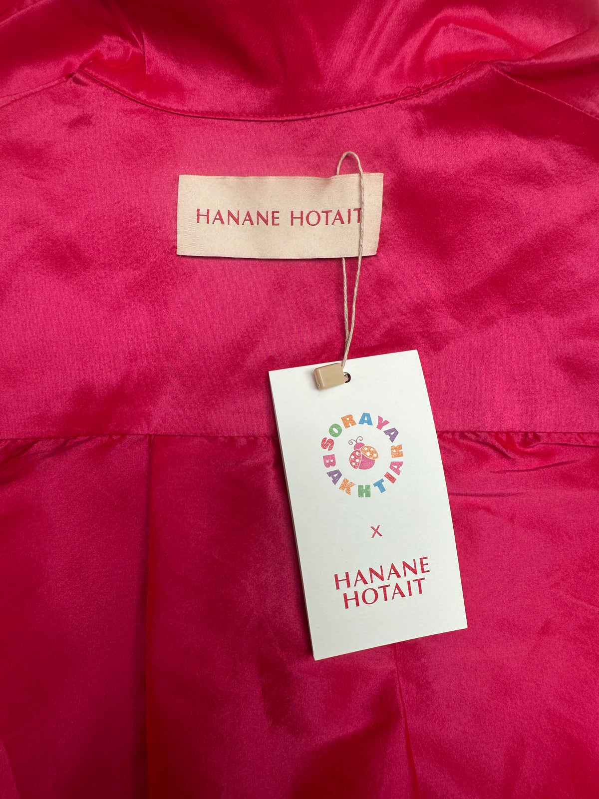 Hanane Hotait X Soraya Bakhtiar pink Mia blouse - size 38