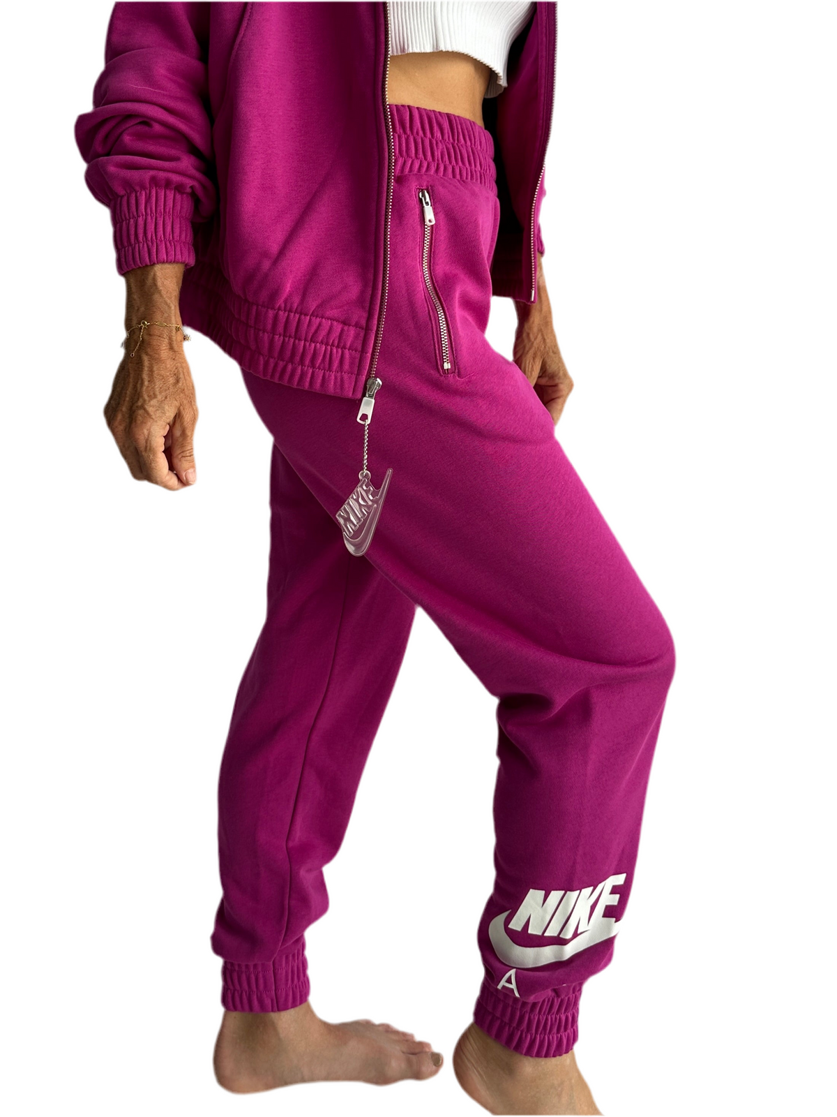 Nike pink jogging pants - size 34