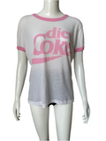 Wildfox White and Pink 'Diet Coke' t-shirt - size 34