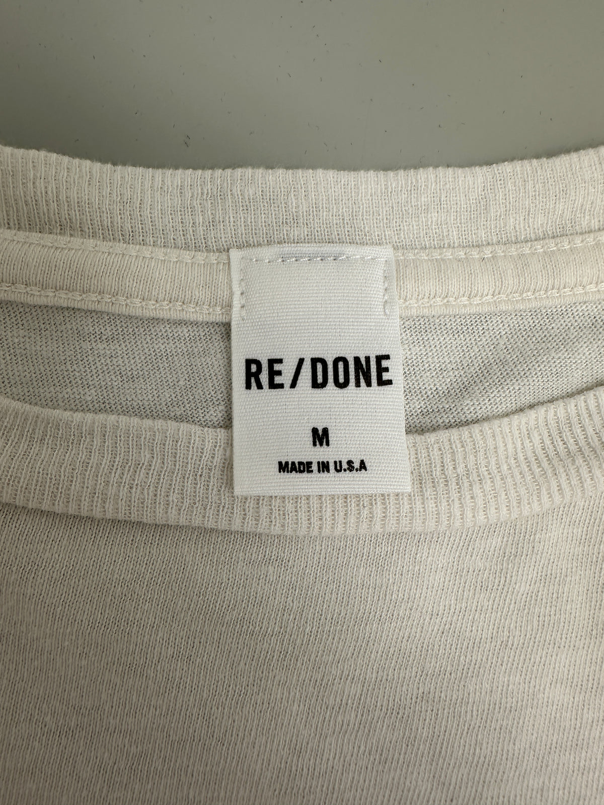 Re/Done white "In your dreams" - size 38
