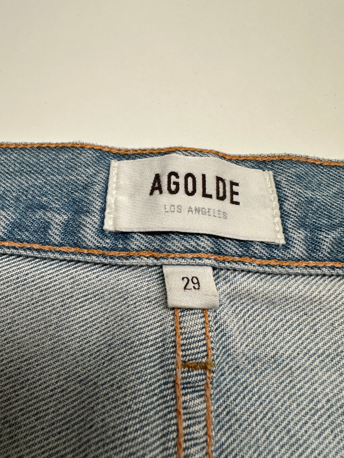 Agolde silver 90'S pinch waist high rise straight - size 29