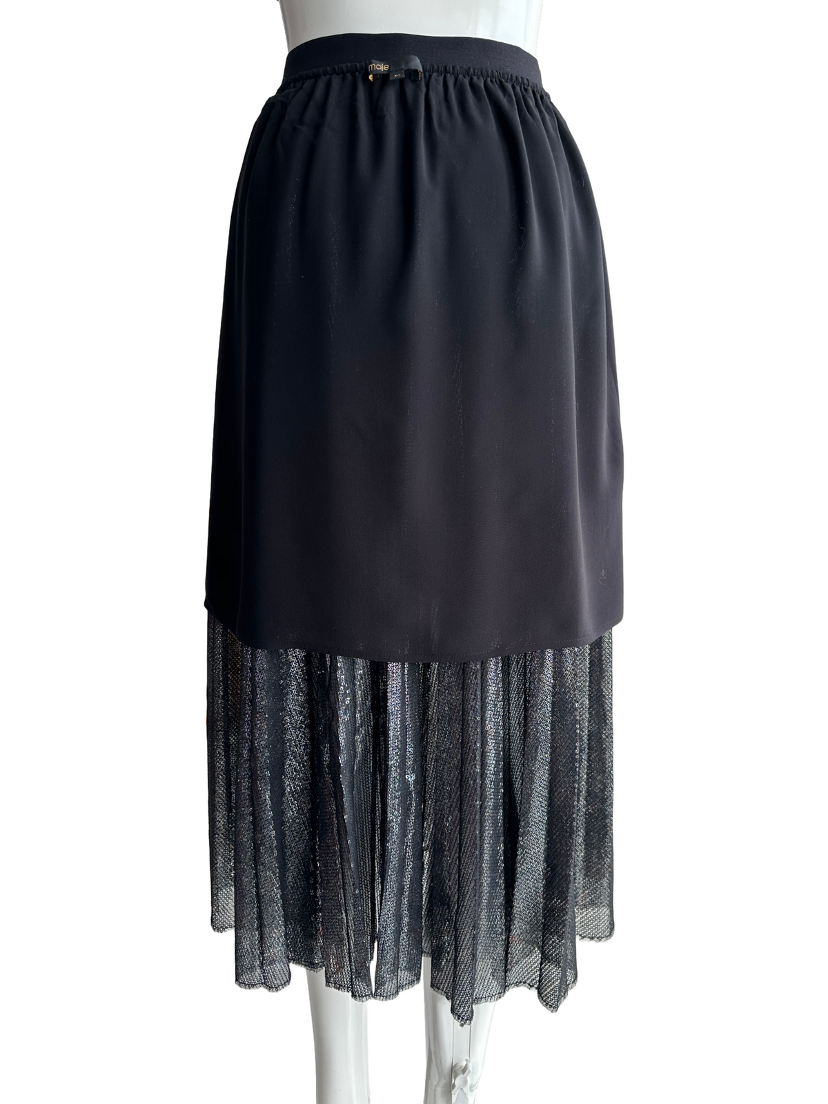 Maje long sequin skirt - size 40