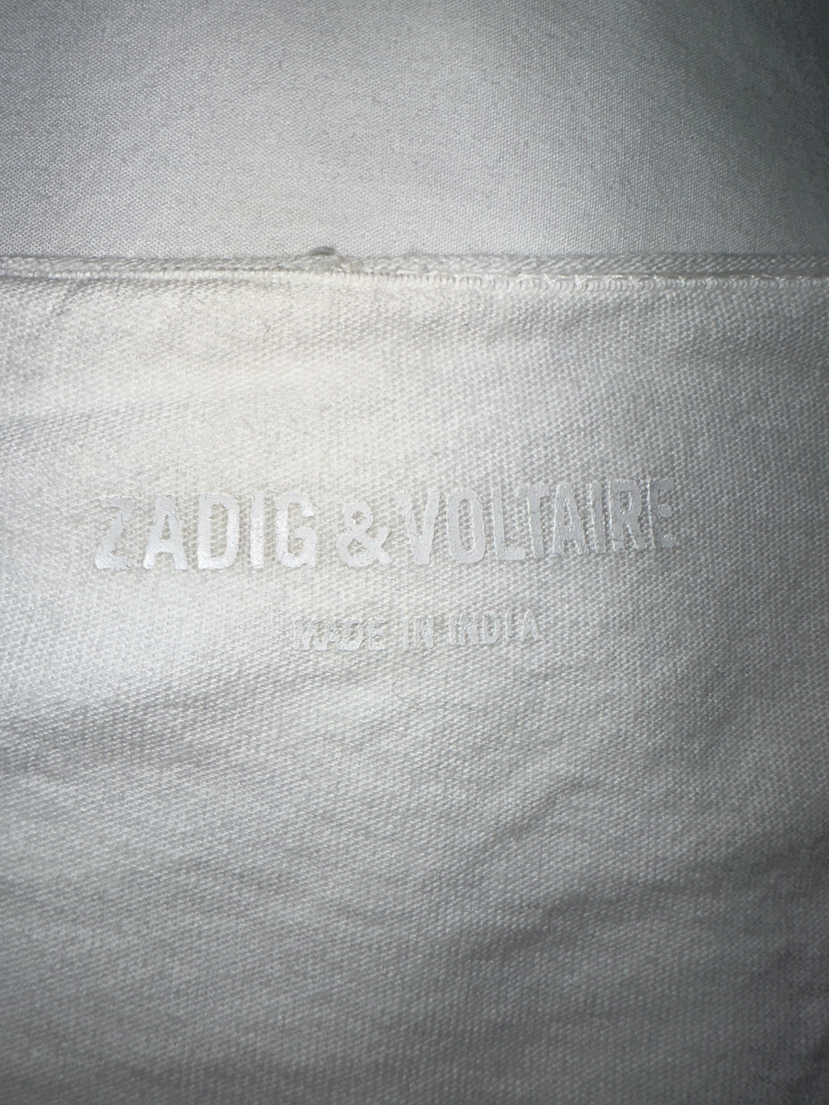 Zadig & Voltaire white "Love" t-shirt - size 34