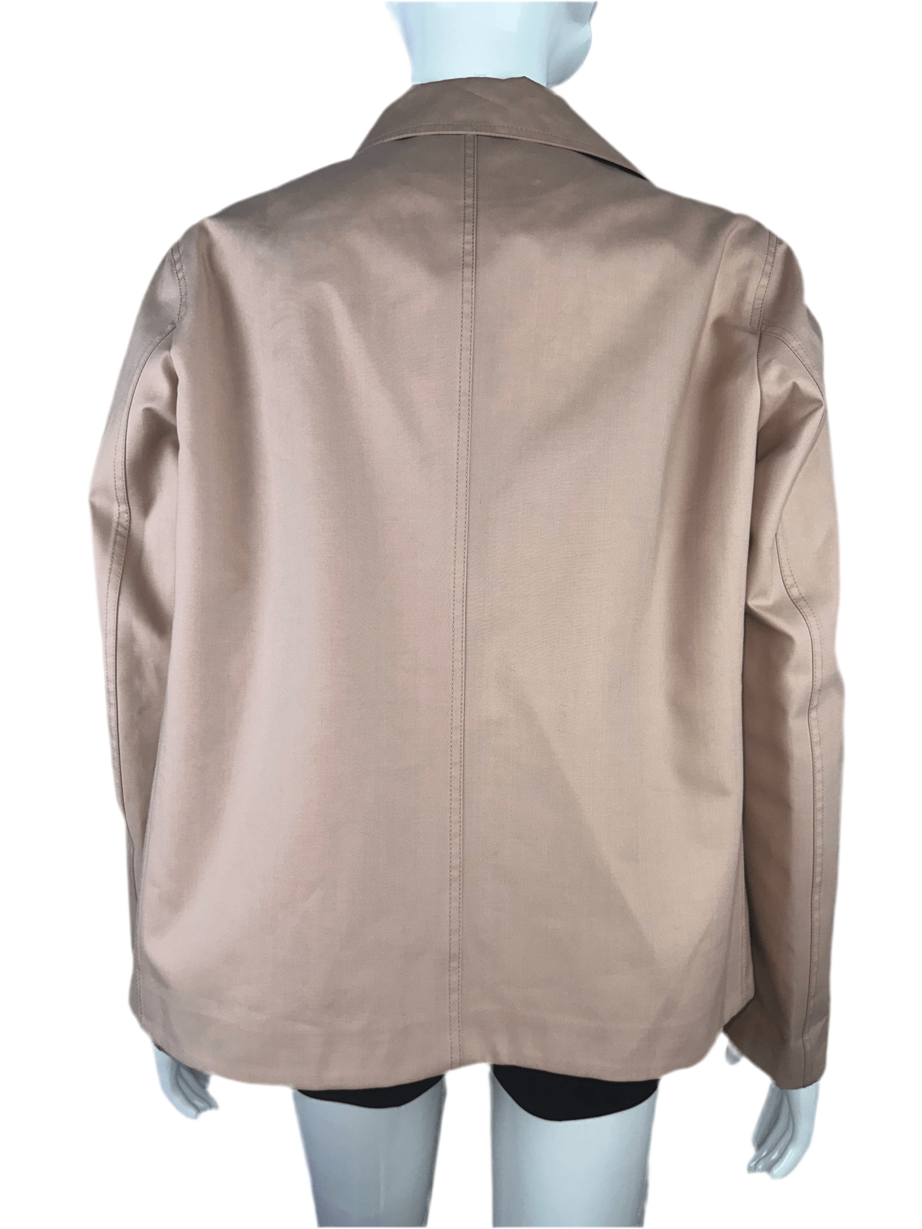 Dior pink cotton jacket with embroidered bee - size 34