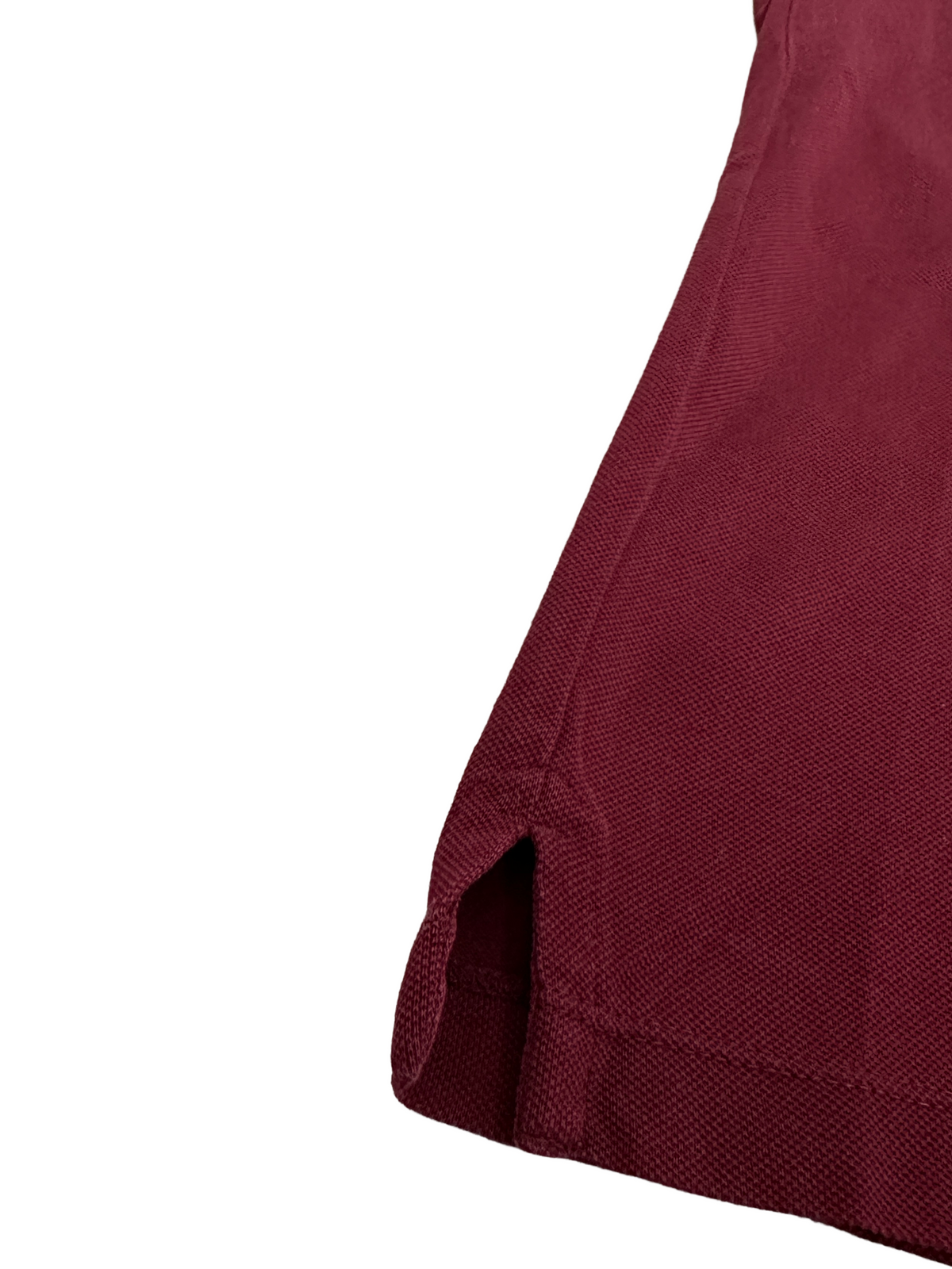 Burberry burgundy polo - size L