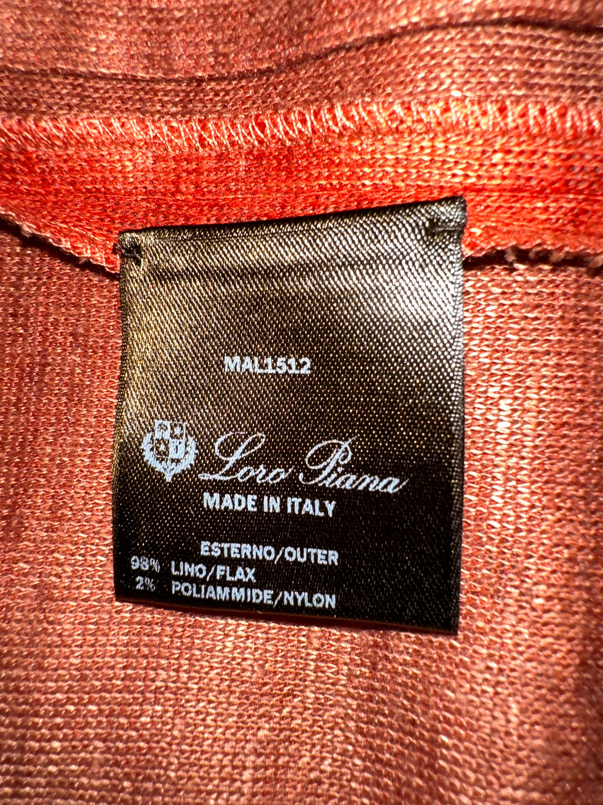 Loro Piana brick hoodie - size 34