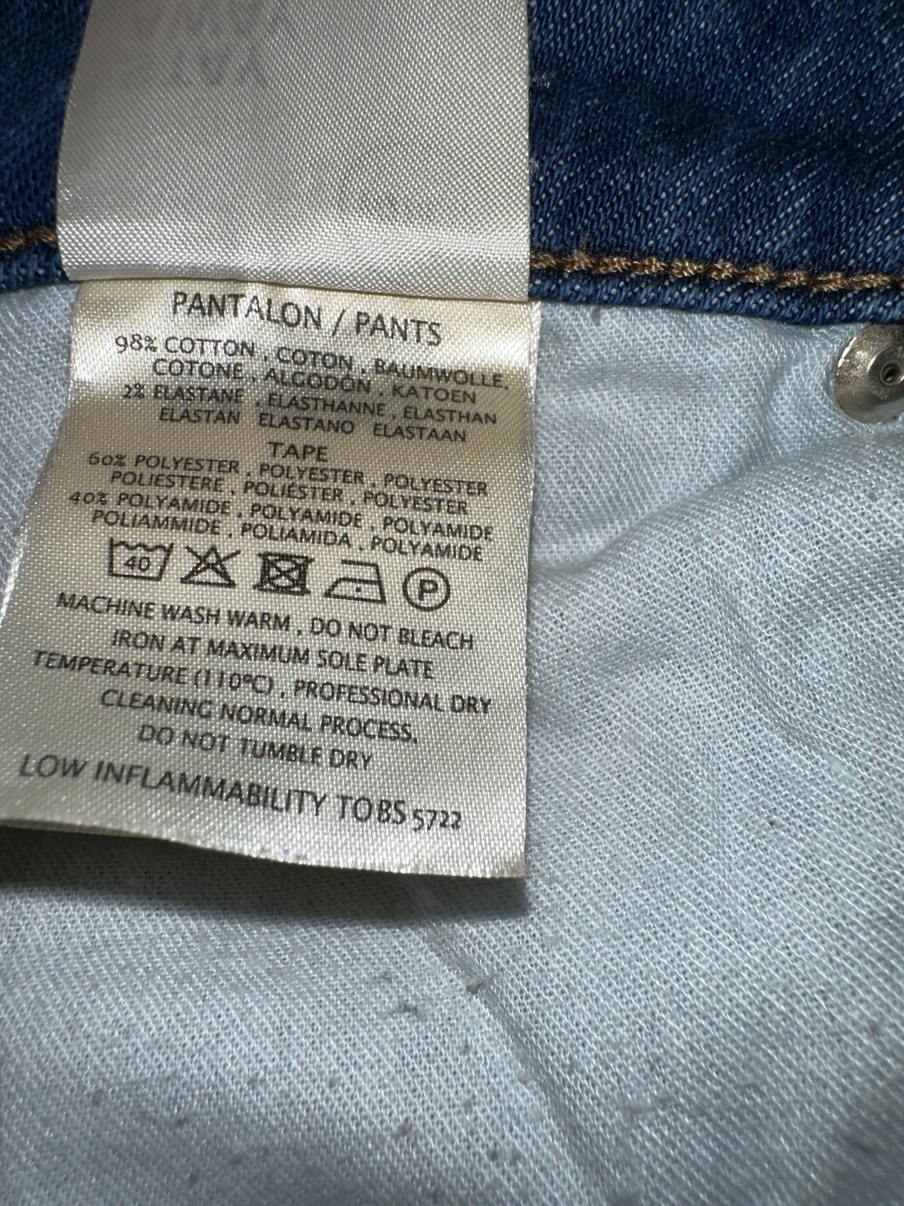 Essentiel Antwerp jeans with side stripes - size W27 / L32