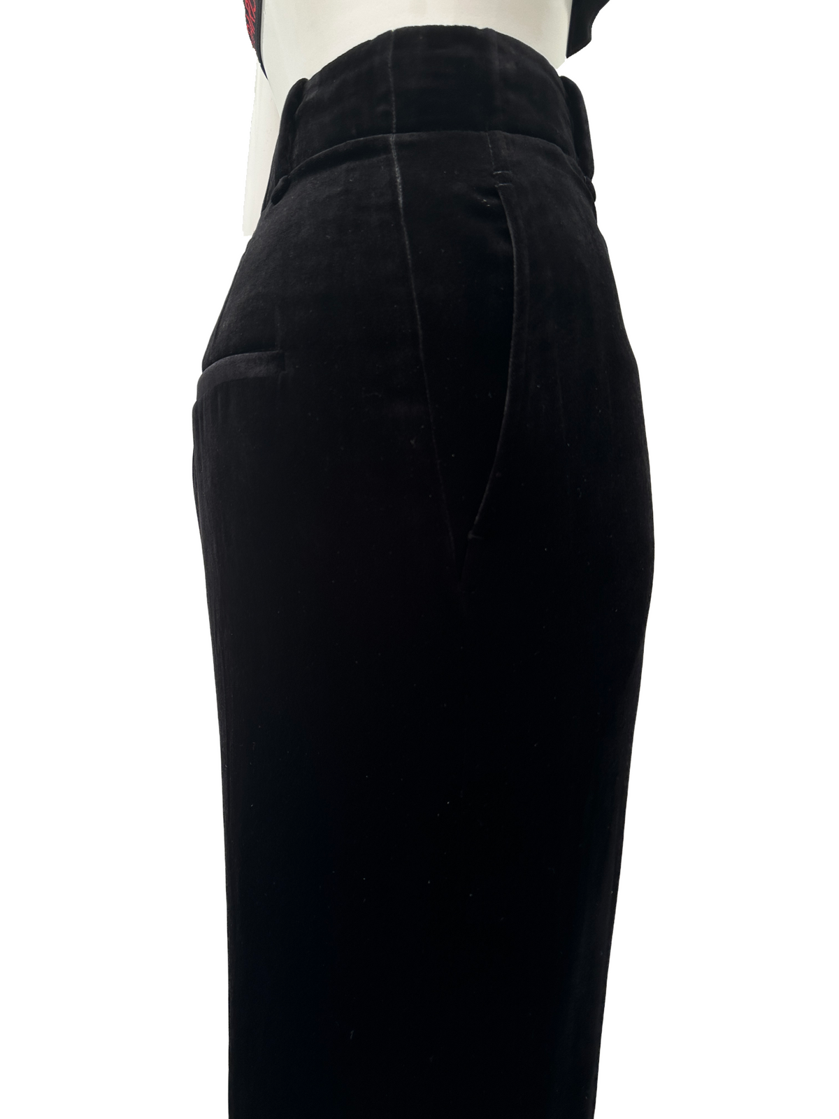 Vince black velvet pants - size 32