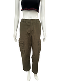 Dickies olive green cargo pants - size W28
