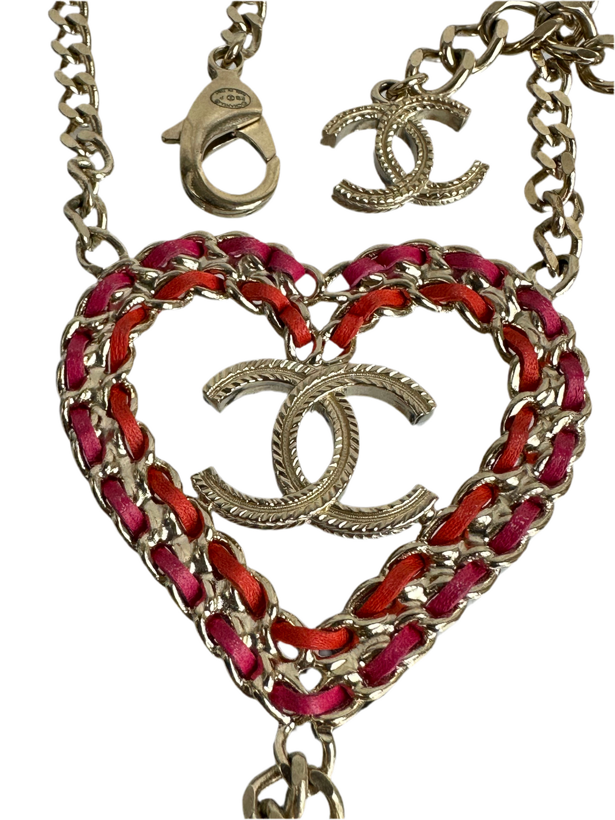 Chanel heart necklace