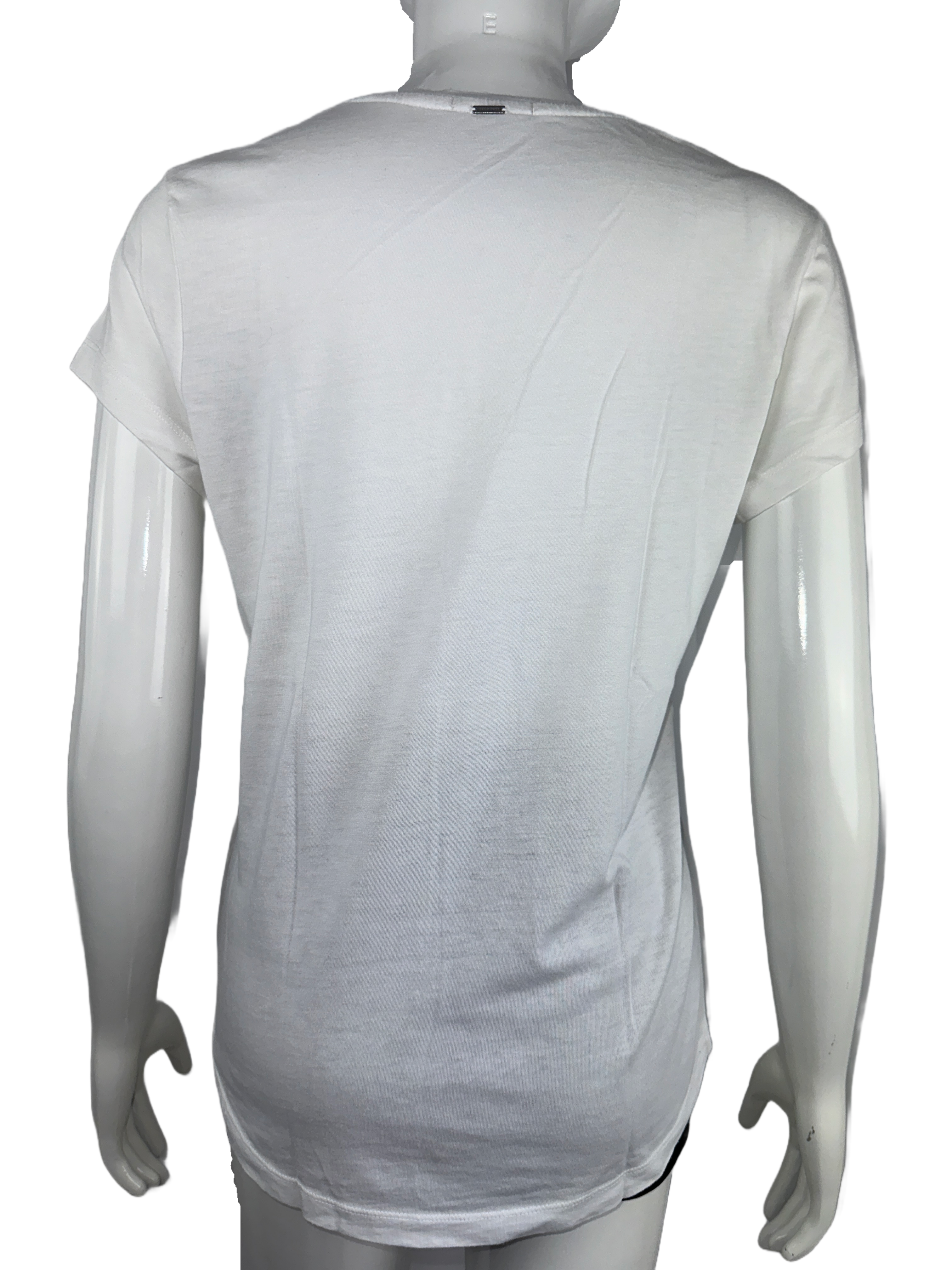 IKKS white tee shirt with inscription "London 74" - size 34