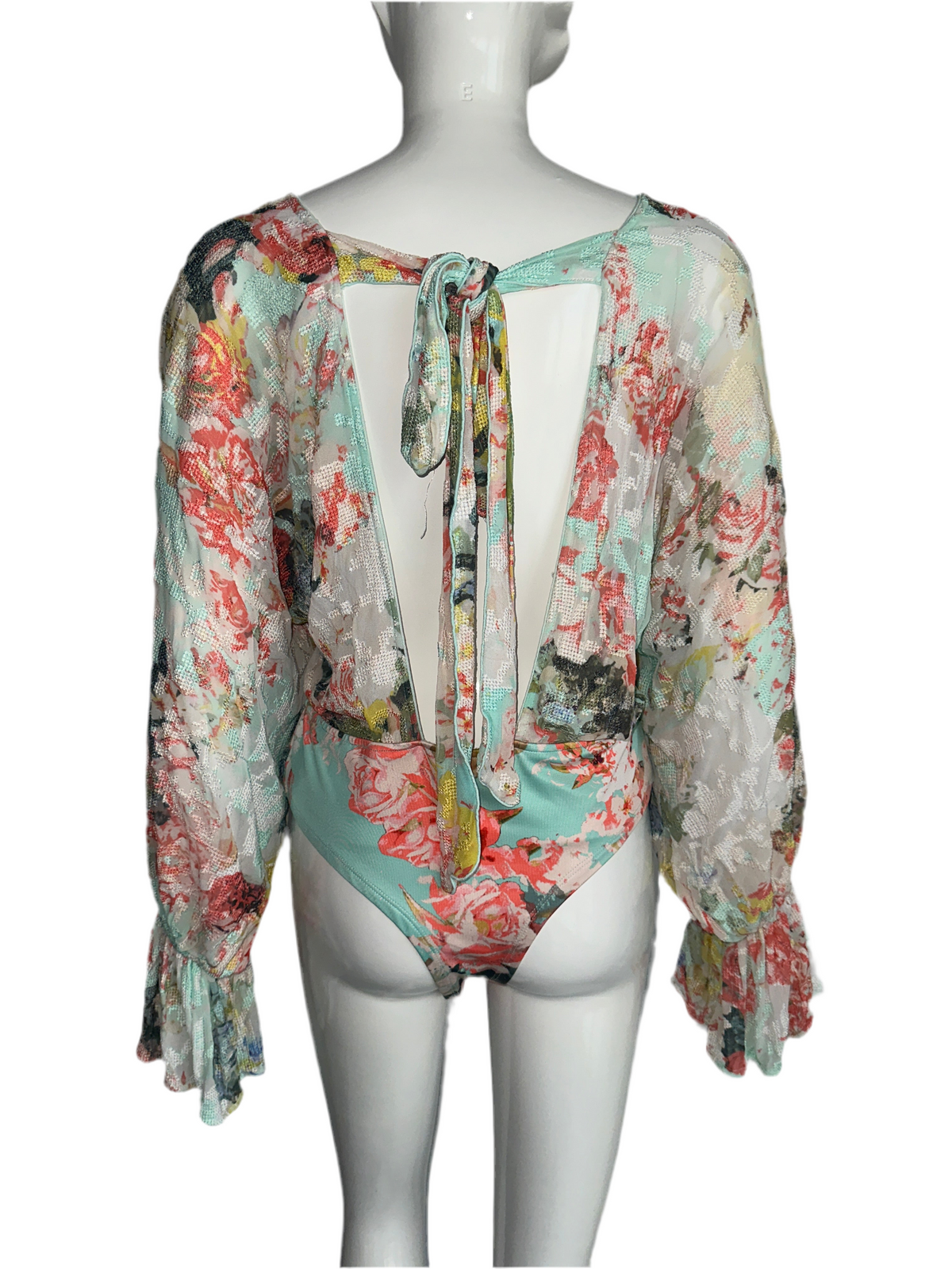 Hemant & Nandita floral bodysuit - size 38