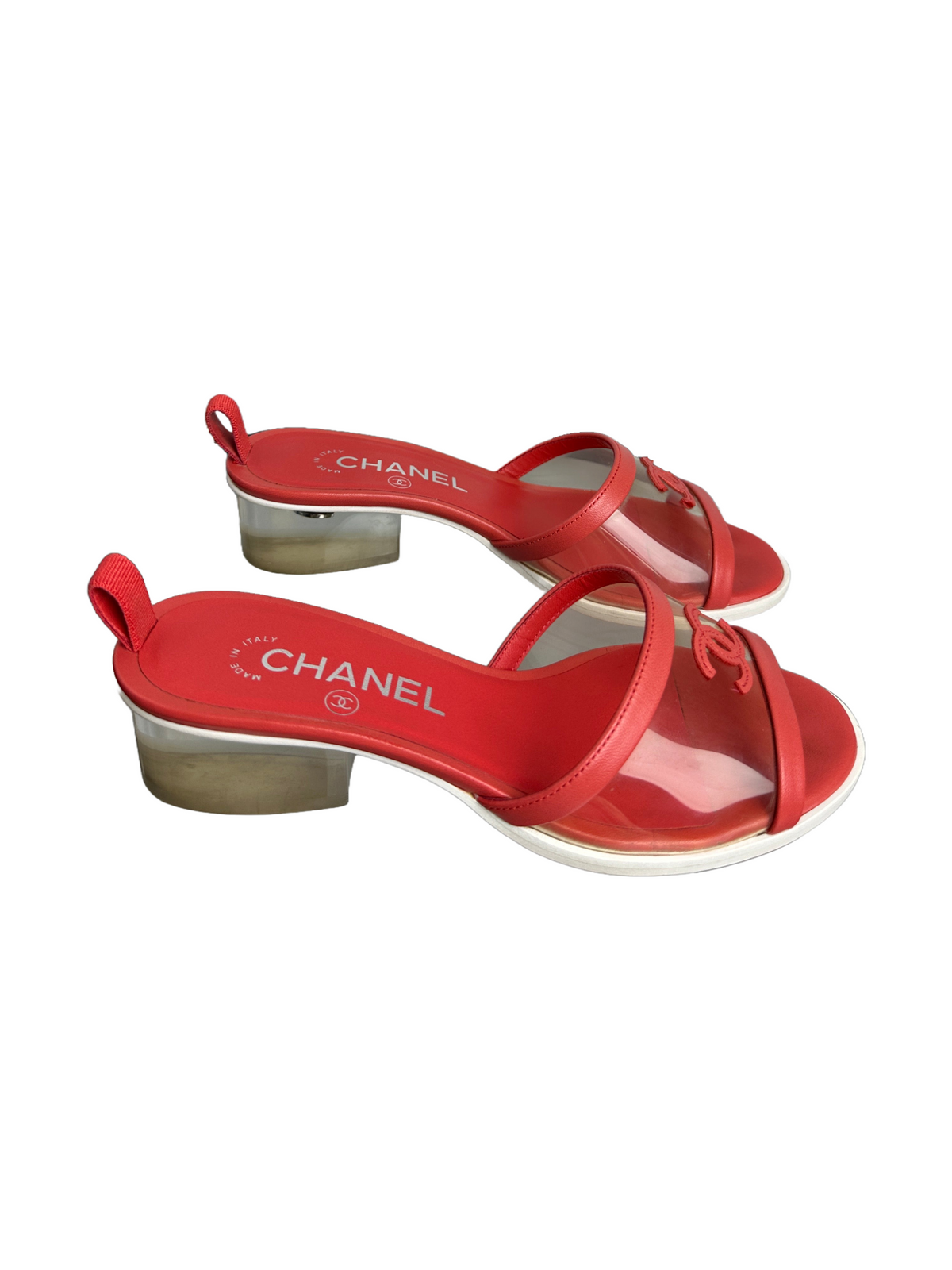 Chanel transparent mule - size 36