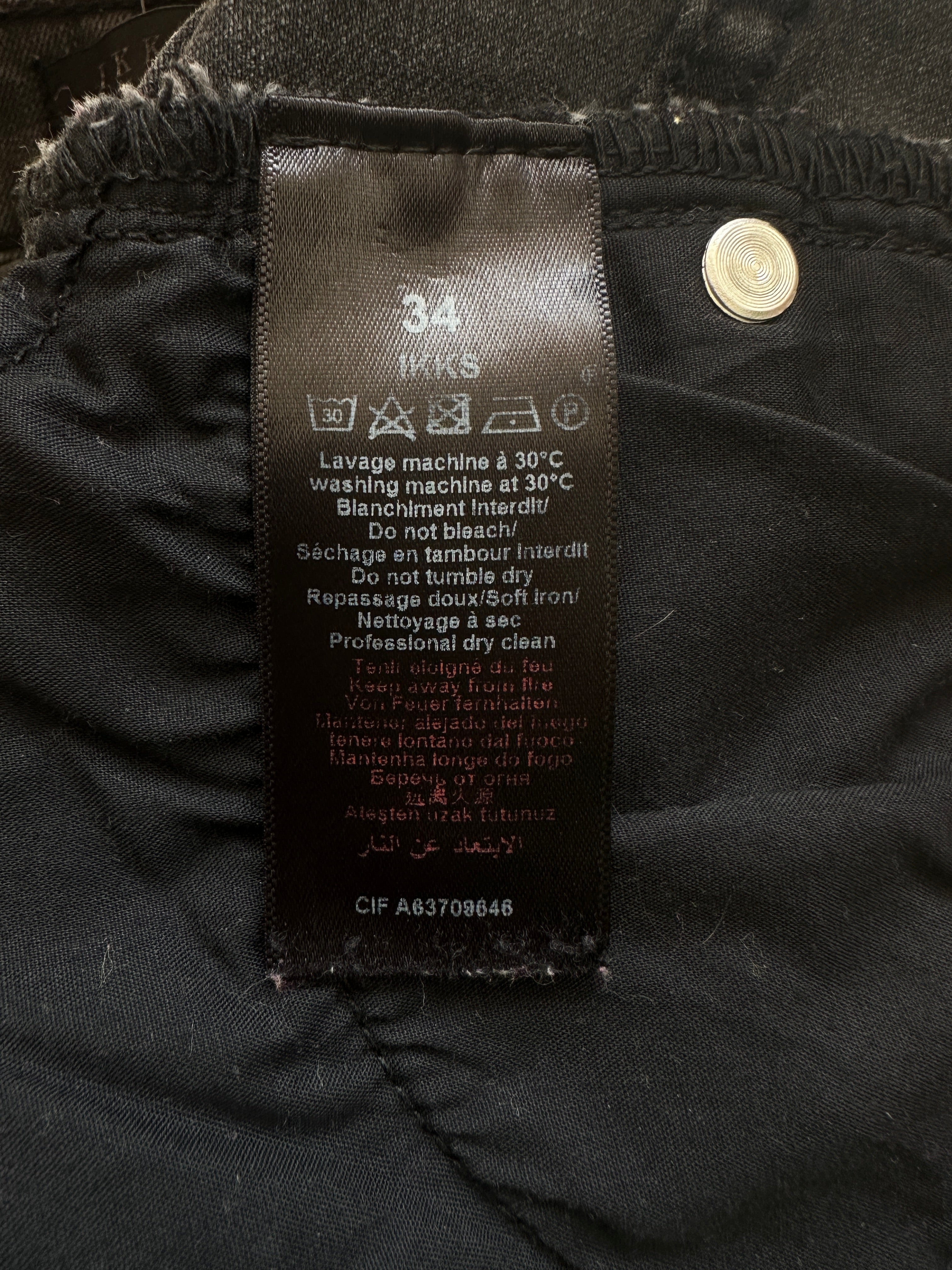 IKKS black grey pants - size 34