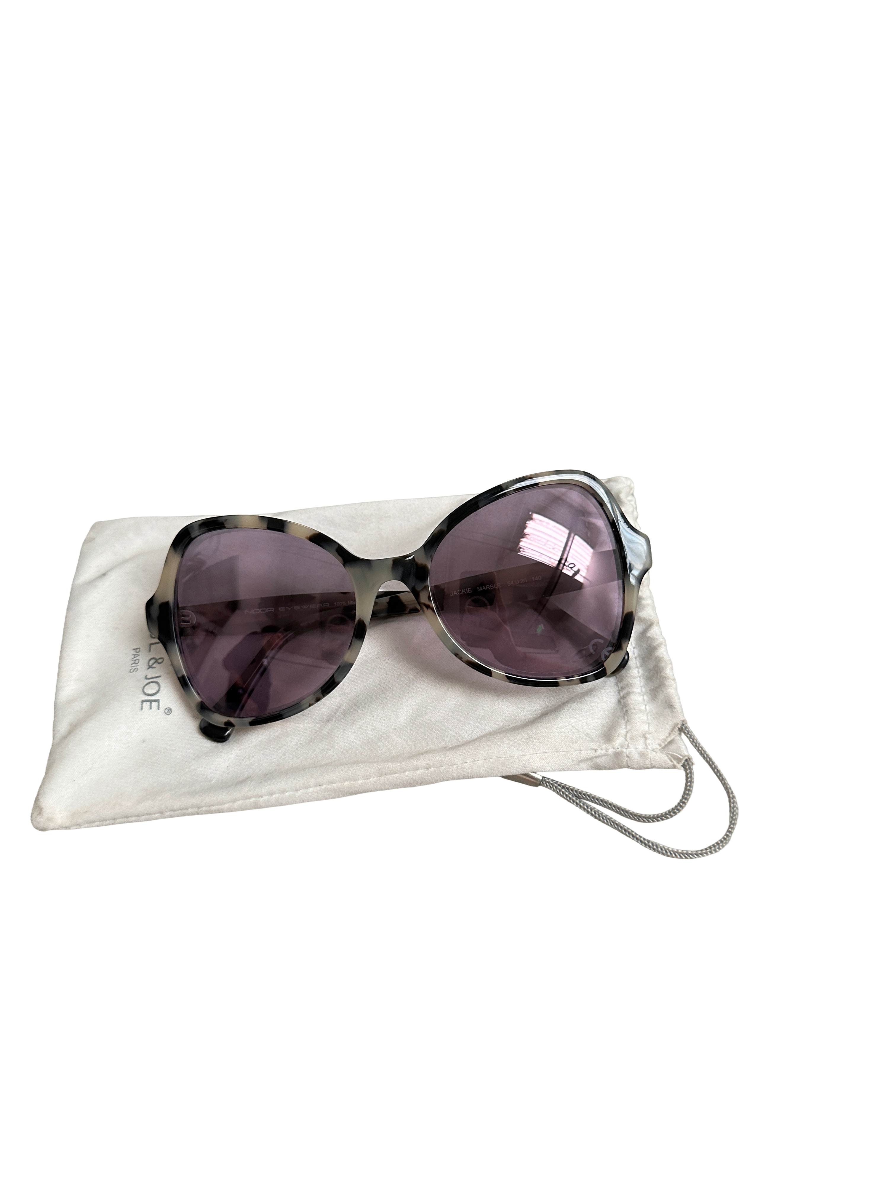 Noor Eyewear jackie marble sunglasses