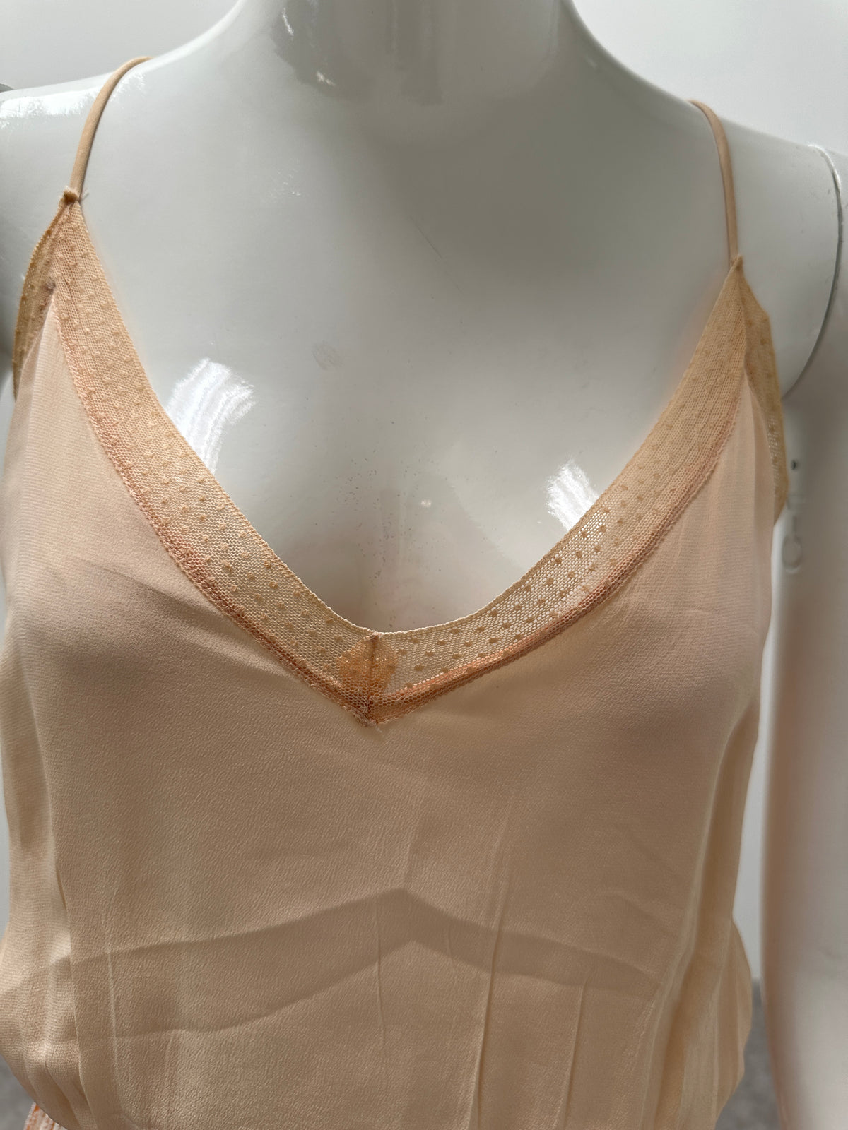 Elisabetta Franchi nude sequin dress - size 40IT