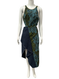 3-1 Phillip Lim dress with cascading skirt ruffle and side cutout - size 34