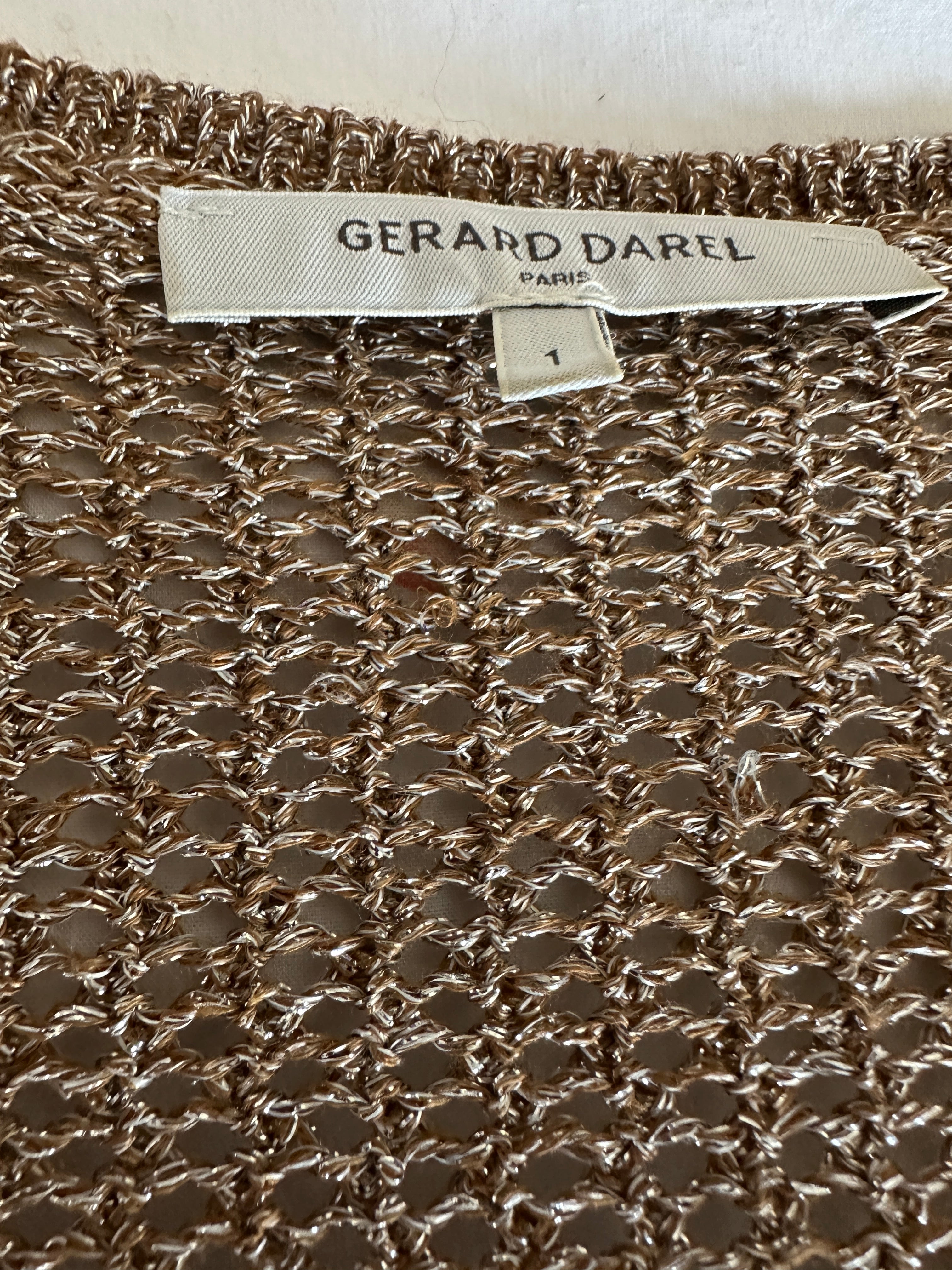Gerard Darel large knit sweater - size 36