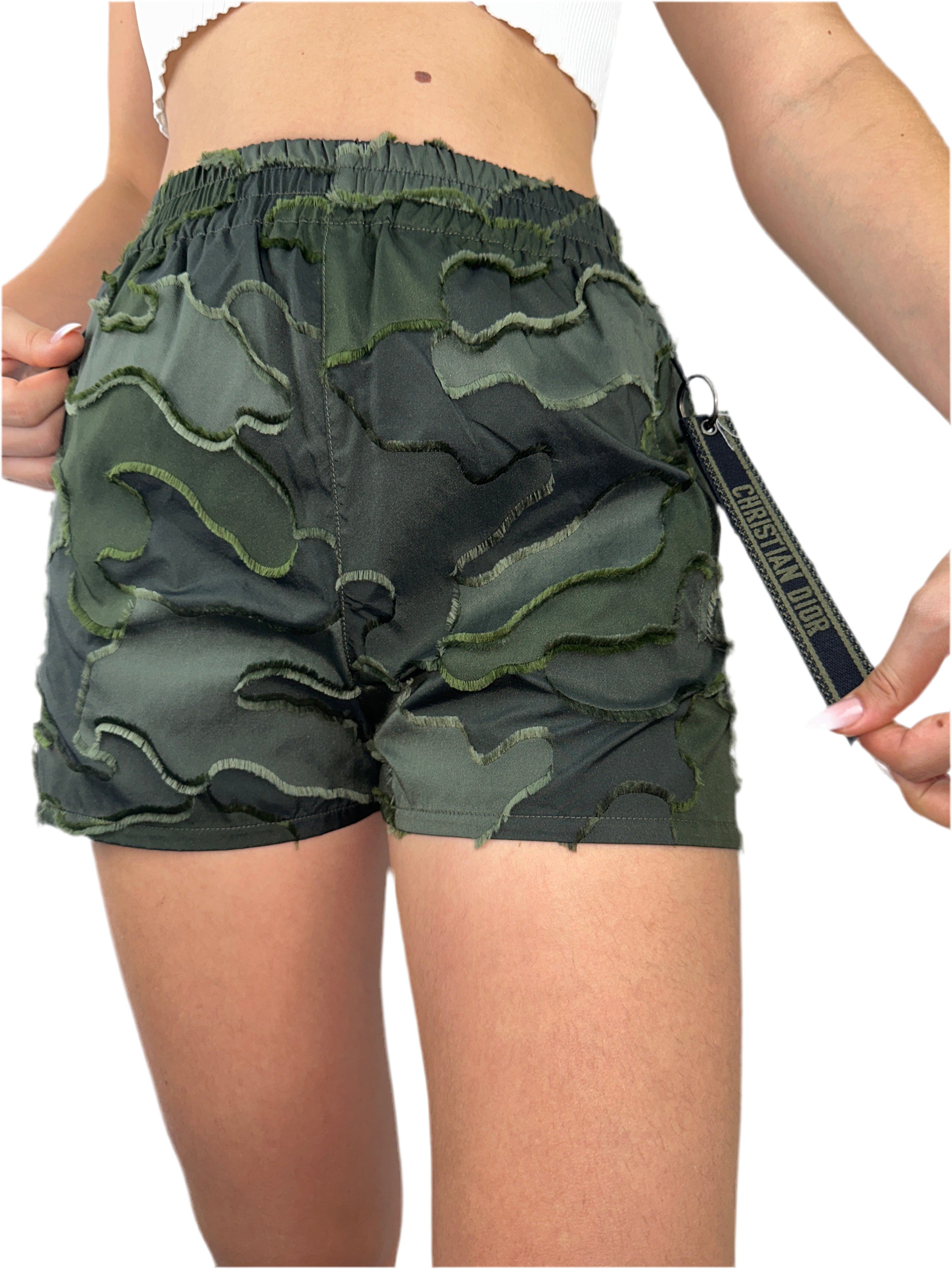 Dior camouflage print shorts - size 34