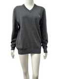 Fred Perry grey v-neck sweater - size M