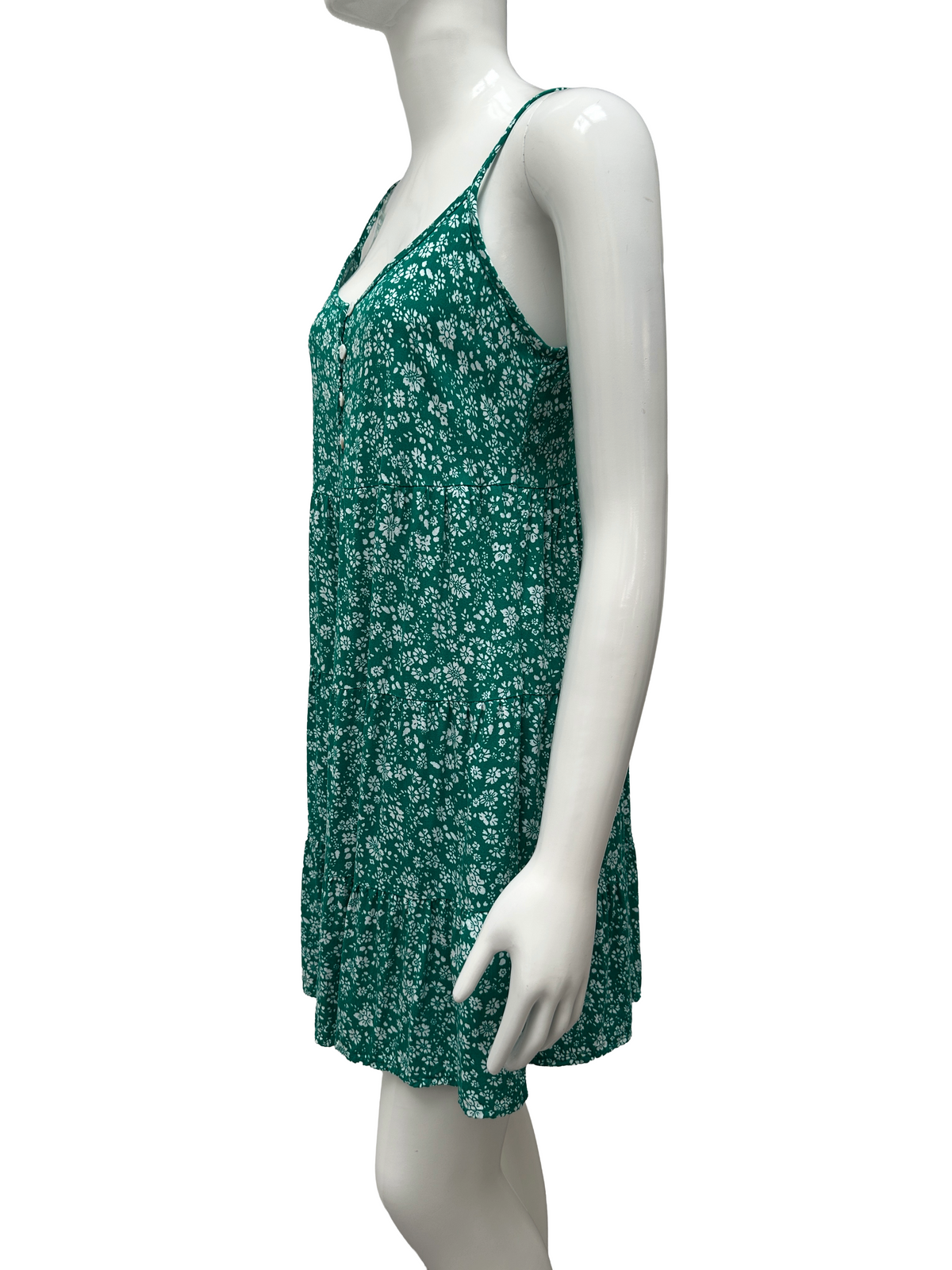 FBsister green and white floral dress - size 36